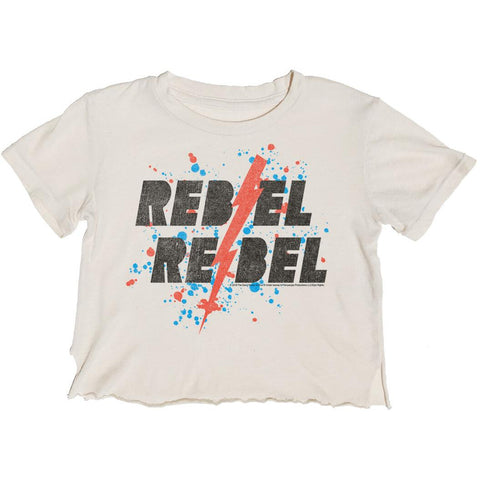 rebel rebel crop tee