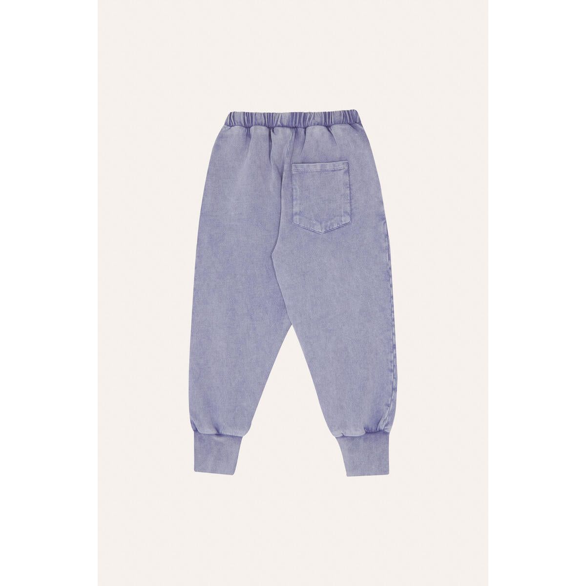 blue washed kids jogging trousers