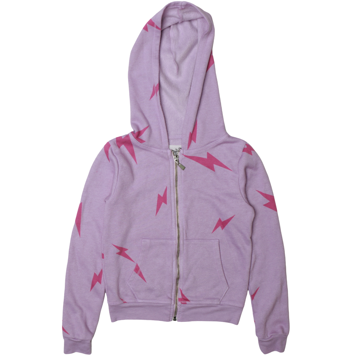 hooded zipbolt jacket | lavender