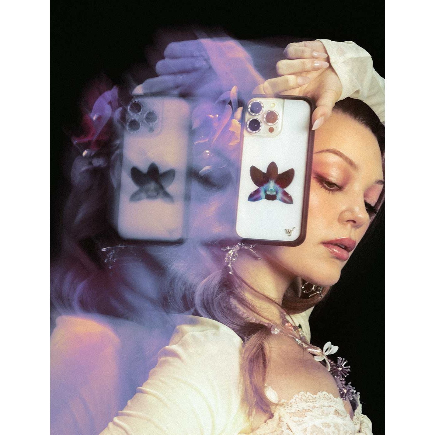 Orchid | White iPhone Case