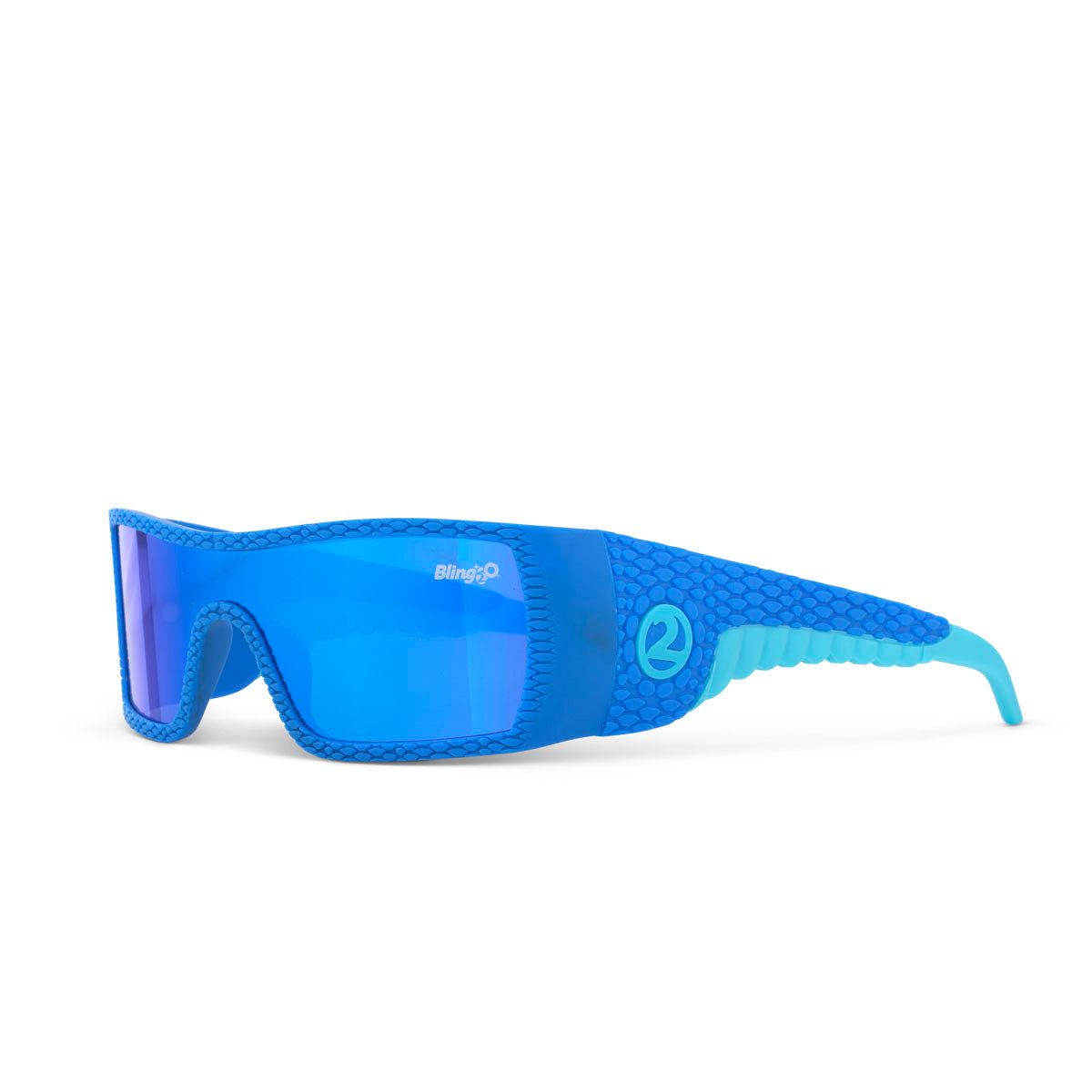 Sky Blue Stegosaurus Kids' Sunglasses