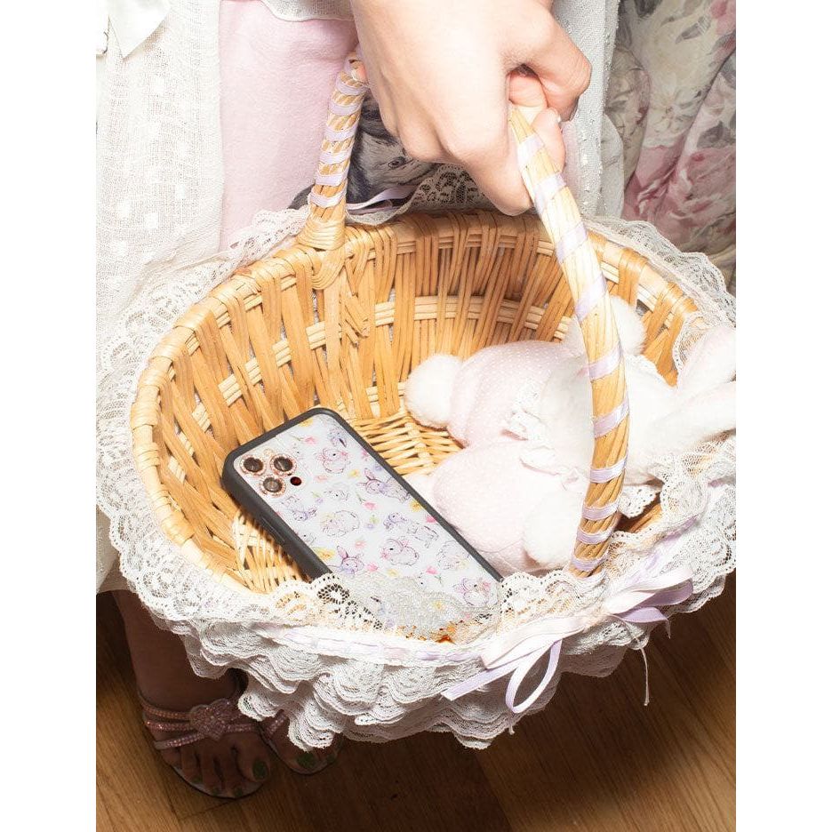Bunnies in Bonnets iPhone Case