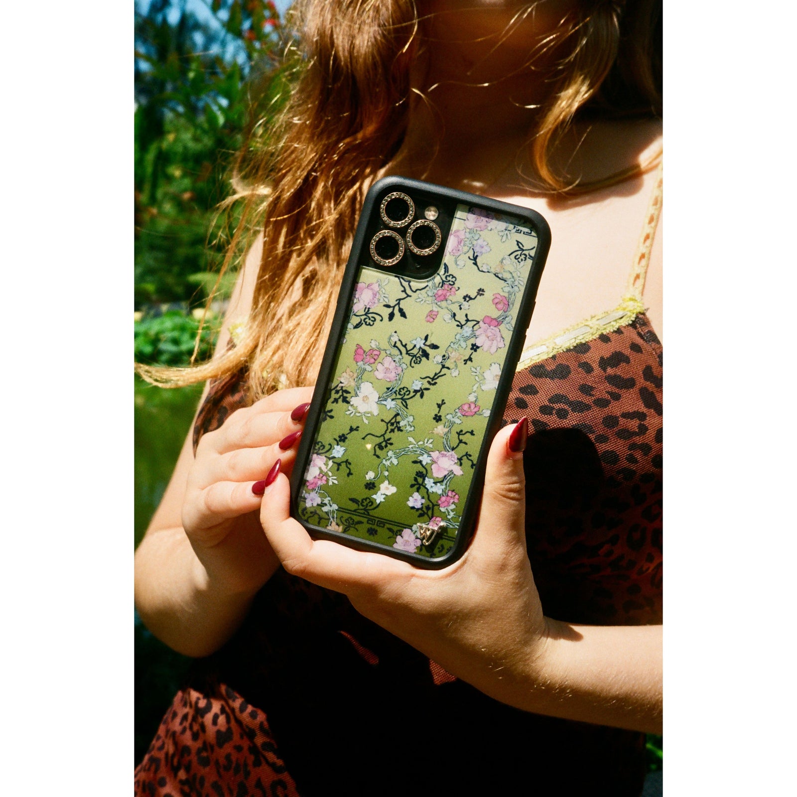Gallery Girlie Green iPhone Case