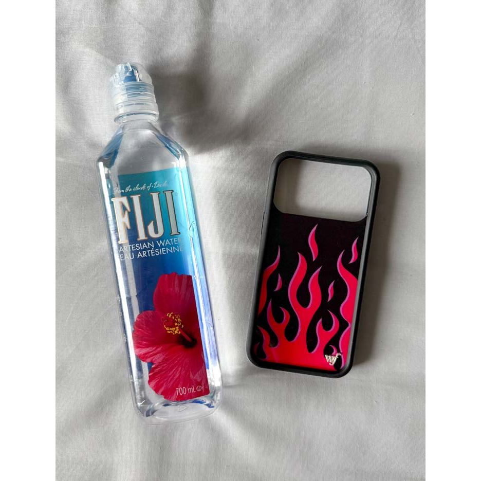 Flames | Black & Red iPhone Case