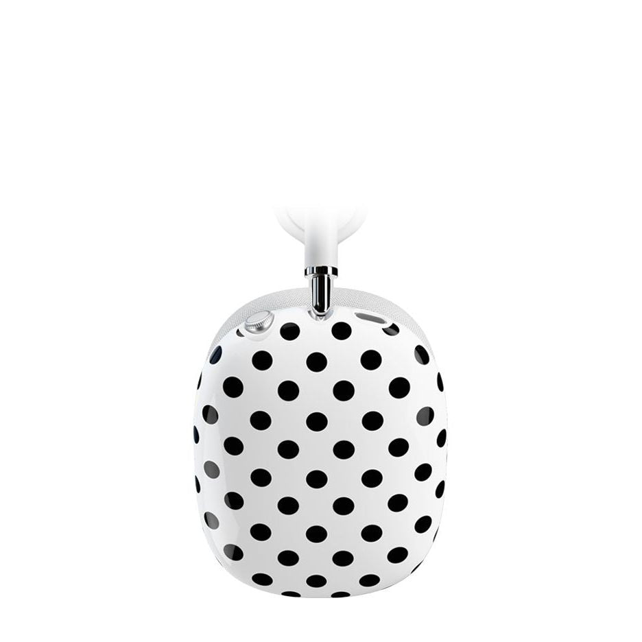 Polka Dot | White and Black Airpod Max Cover