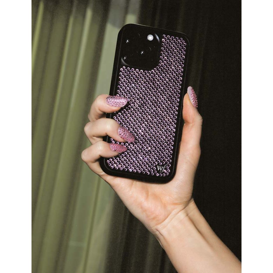 Rhinestone iPhone Case | Pink