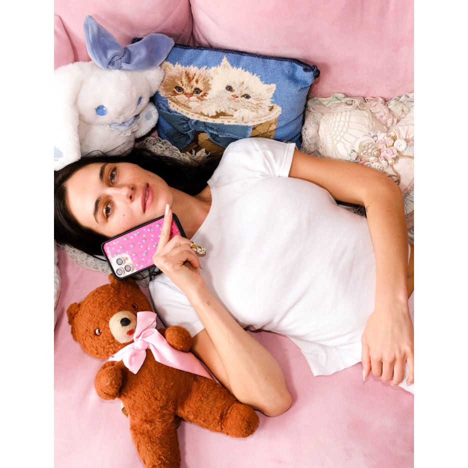 Pink Dainty Florals iPhone Case