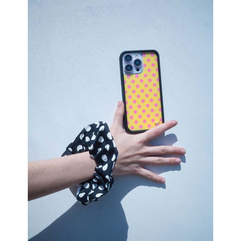 Polka Dot | Yellow and Pink iPhone Case