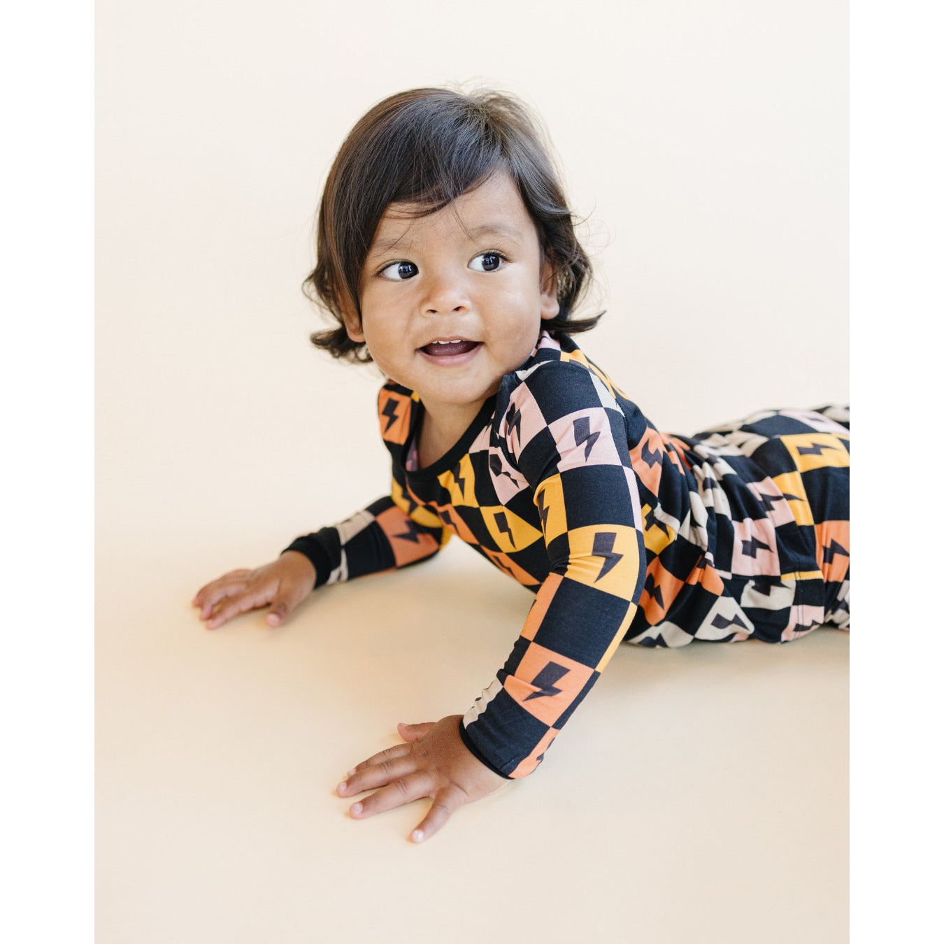 Bamboo Two Piece Set | Colorful Checks & Bolts