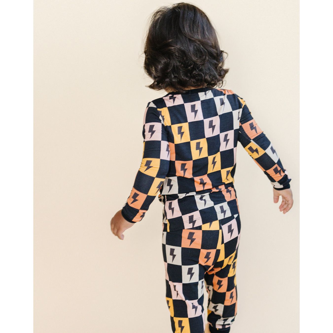 Bamboo Two Piece Set | Colorful Checks & Bolts