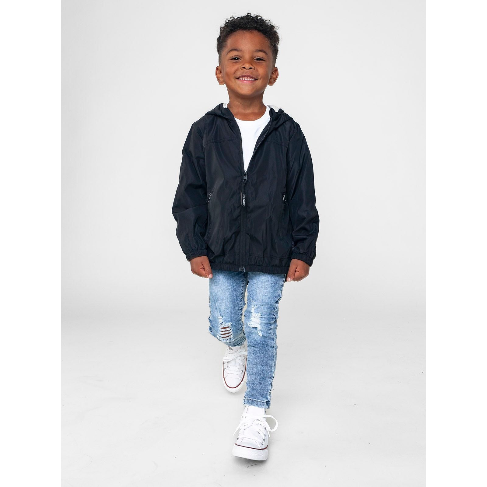 Light Wash Distressed Denim