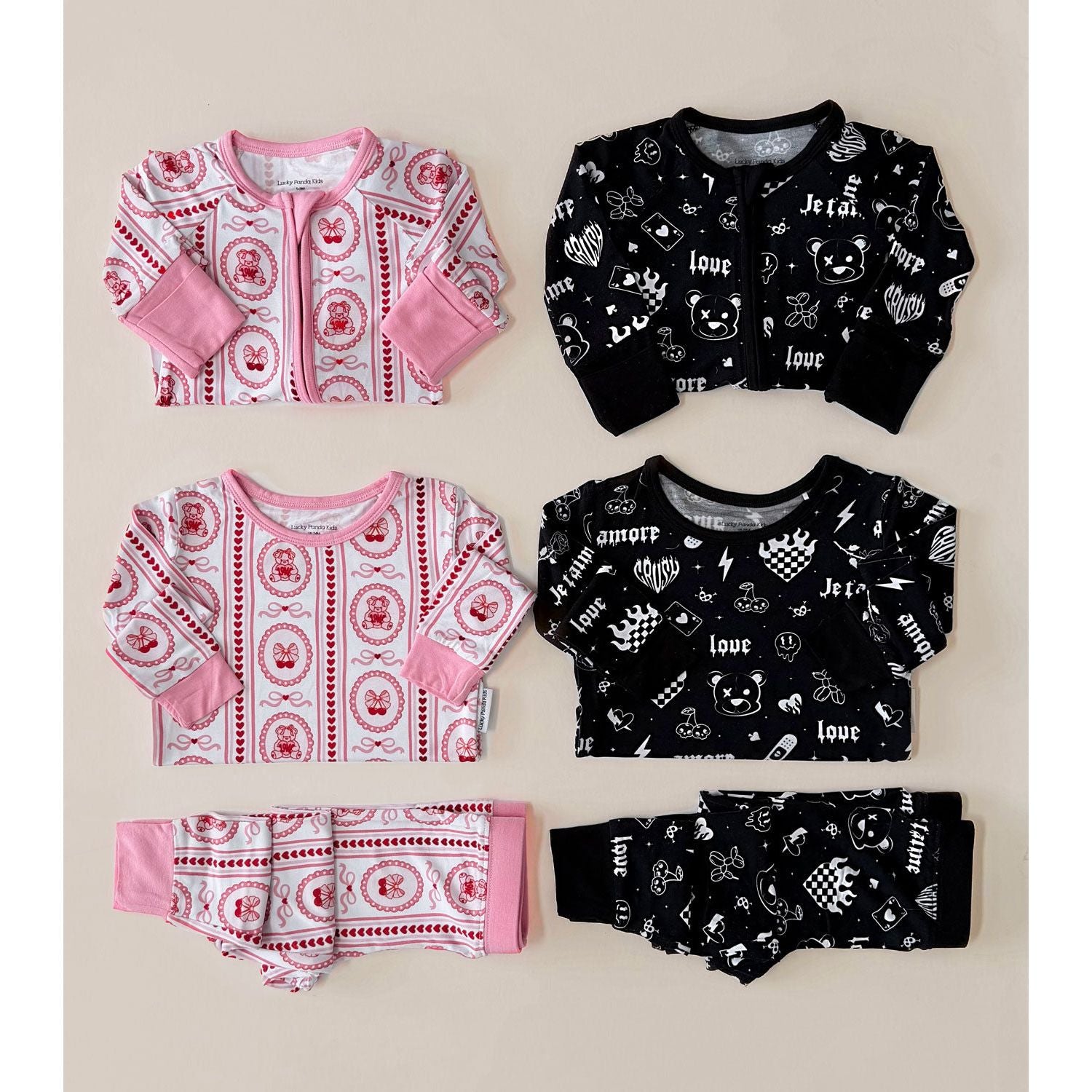 Bamboo Two Piece Set | Cherry Bear