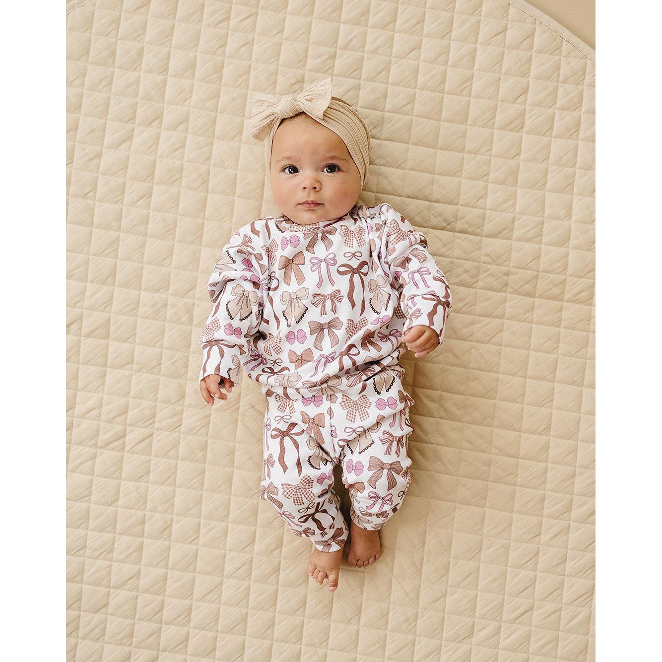 Jogger Set | Mocha Bows