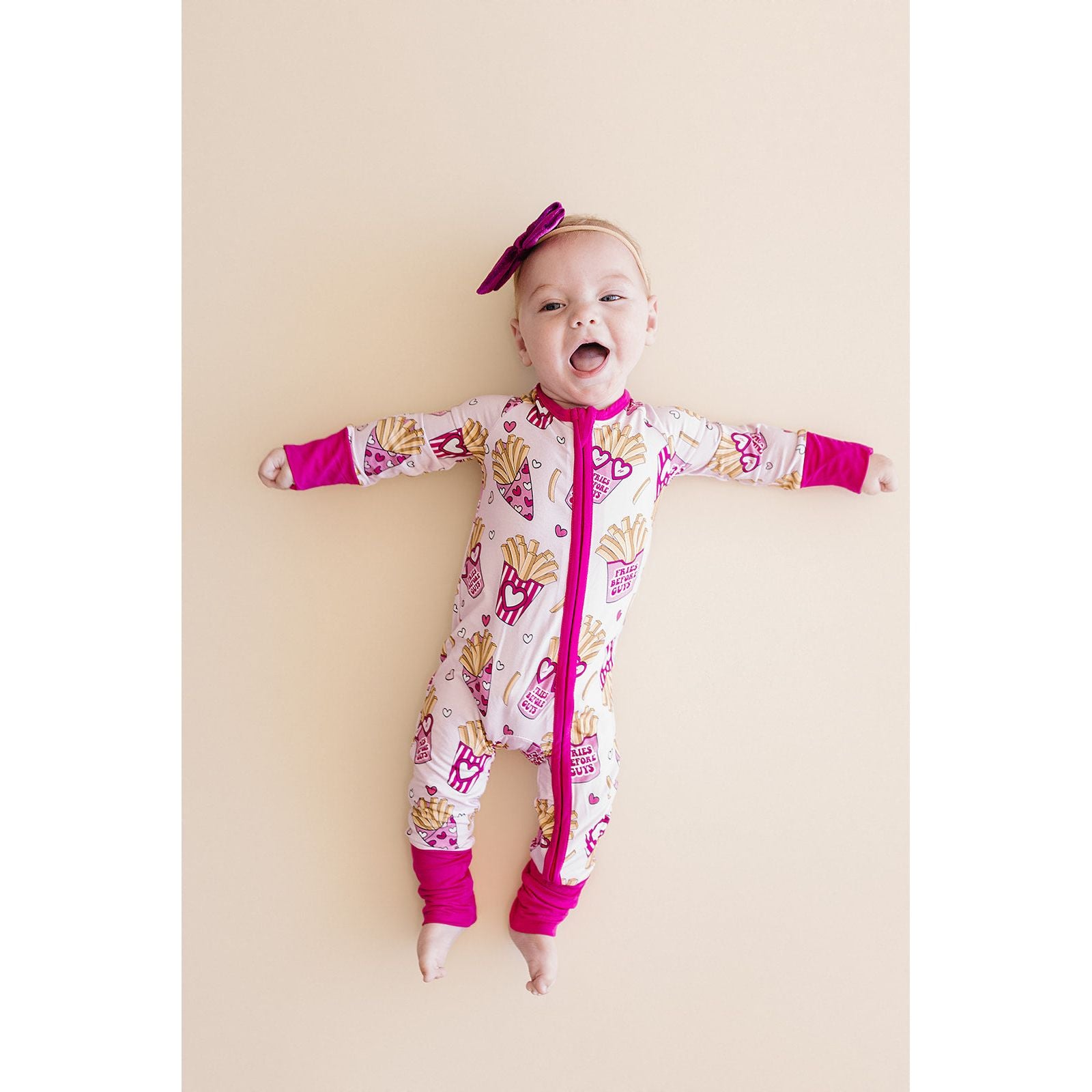 Bamboo Zip Romper | Fries Before Guys