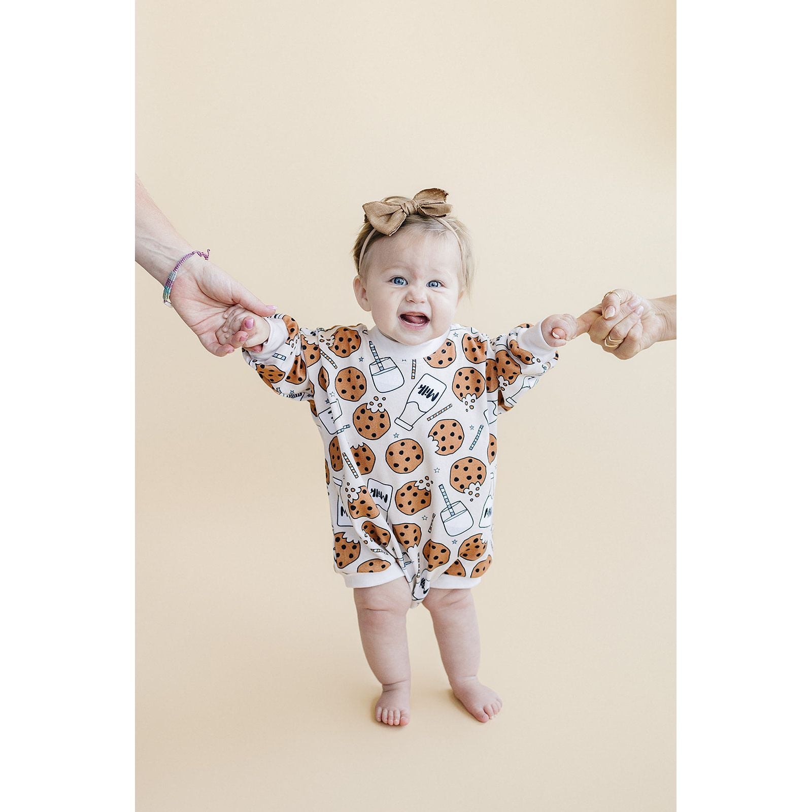 Bubble Romper | Milk & Cookies