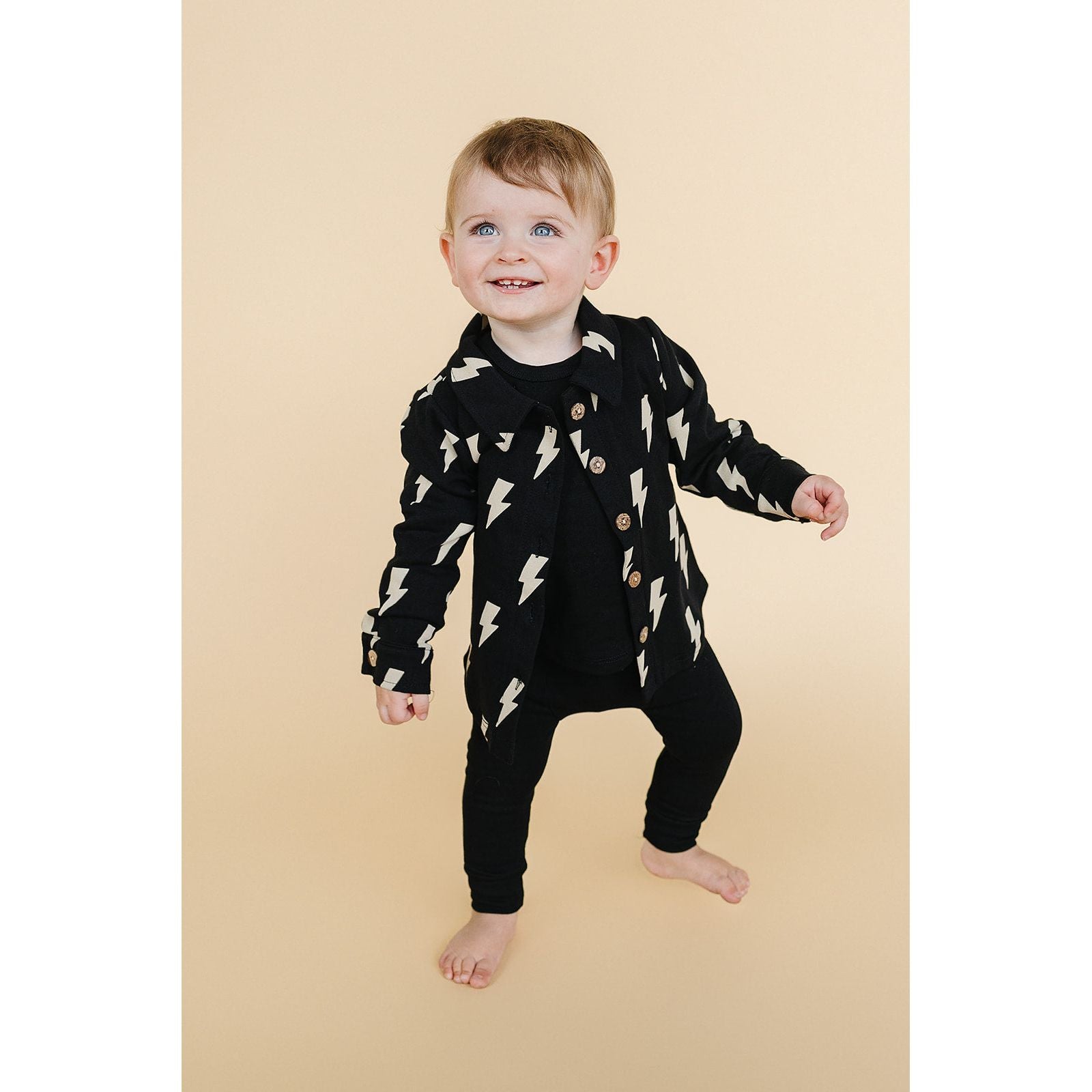Shacket | Black Bolts