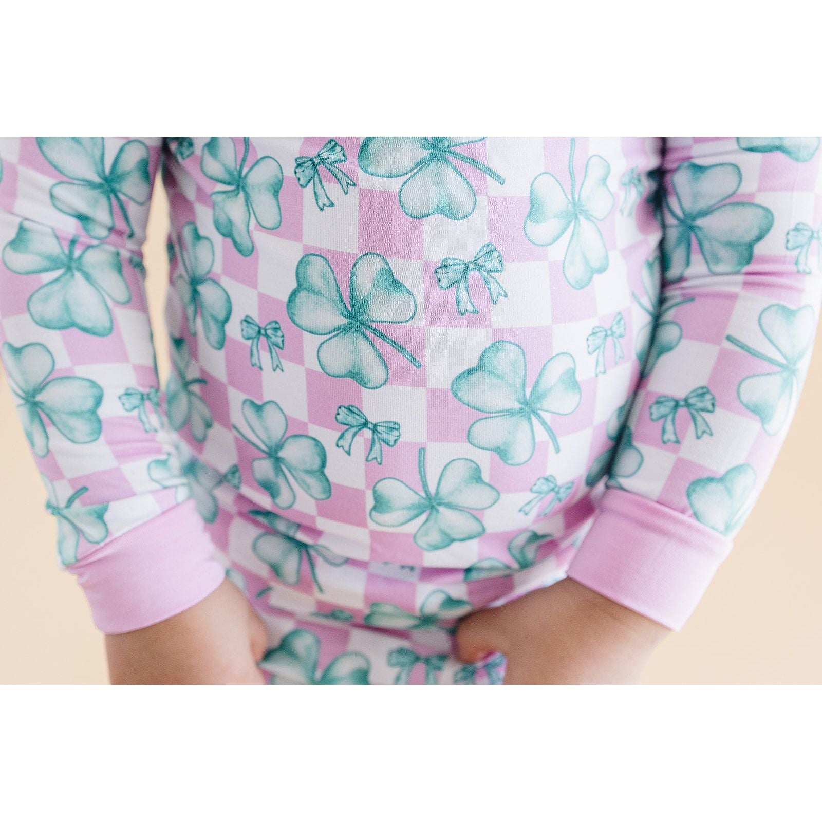 Bamboo Two Piece Set | Shamrock & Bows
