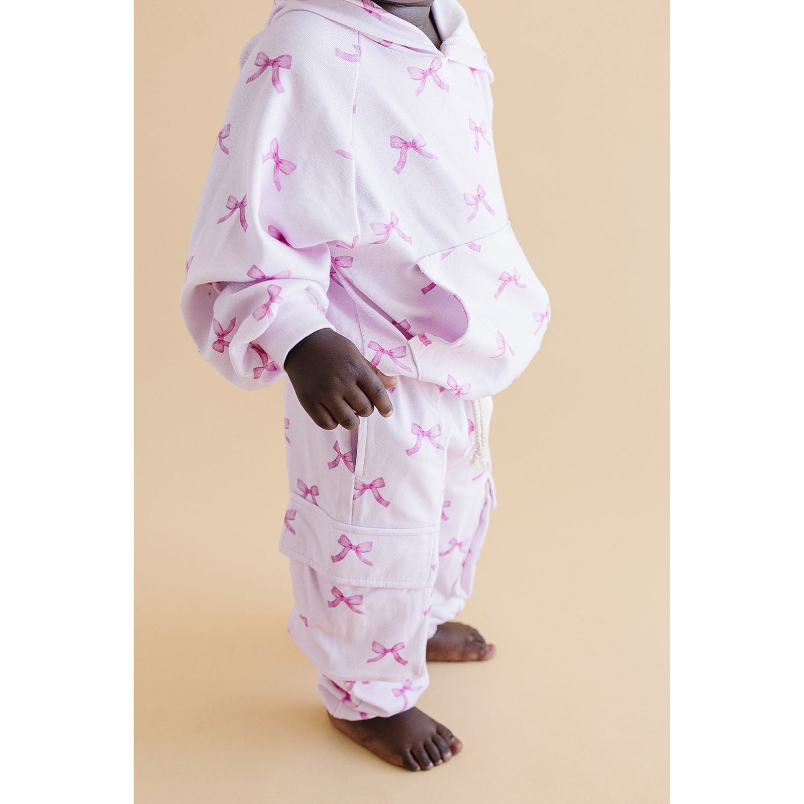 Cargo Jogger Set | Pink Bows