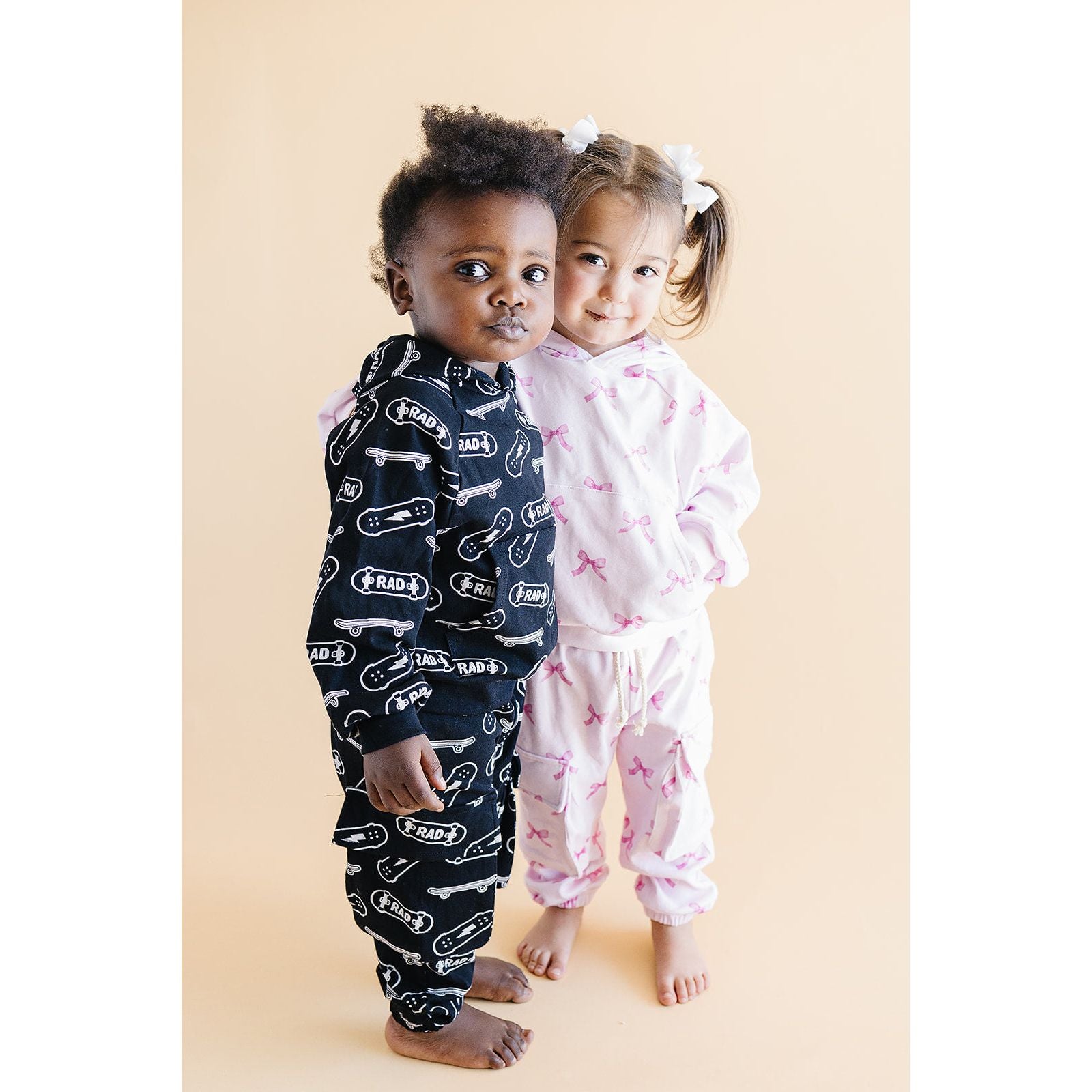 Cargo Jogger Set | Pink Bows