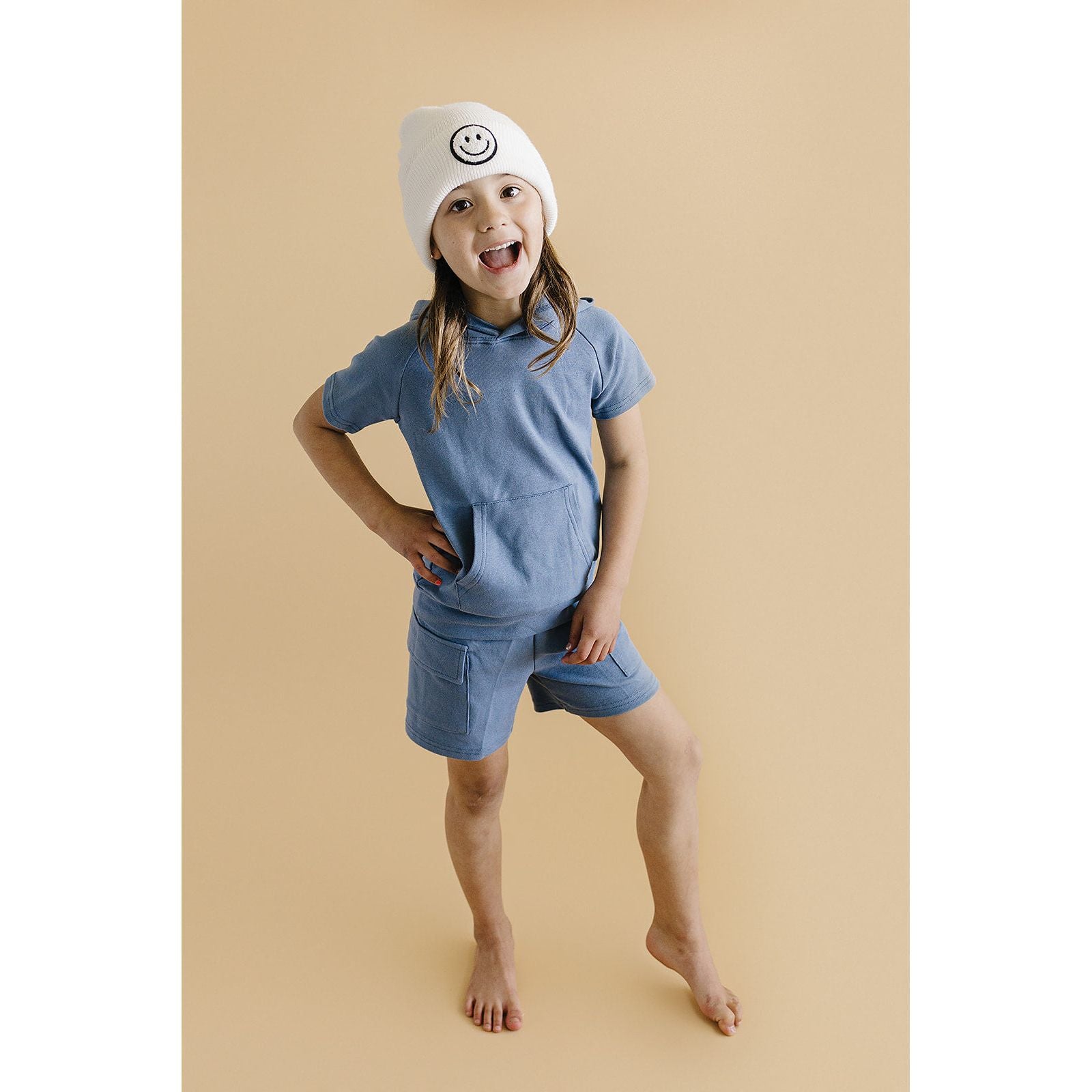 Cargo Shorts Set | Blue