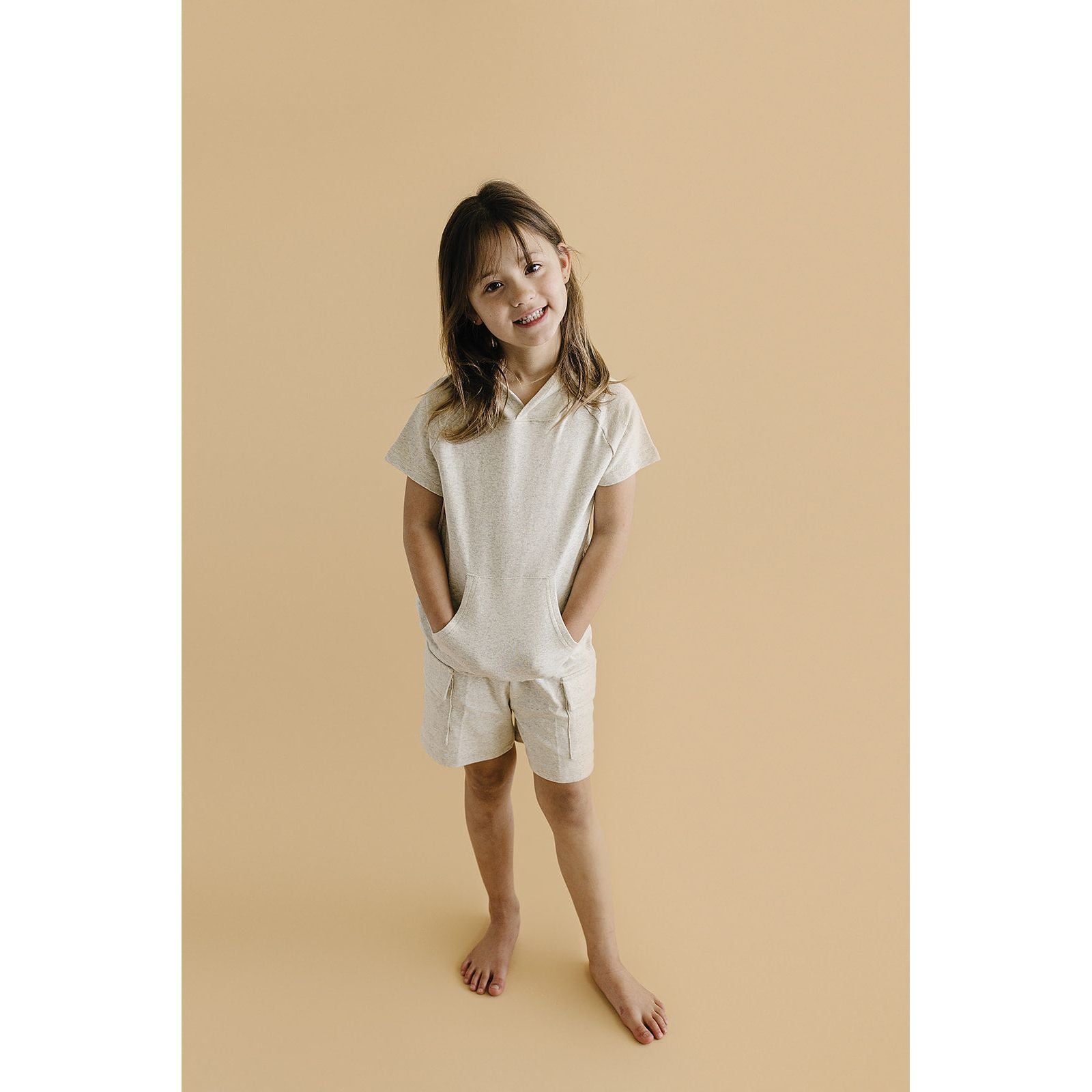 Cargo Shorts Set | Oatmeal