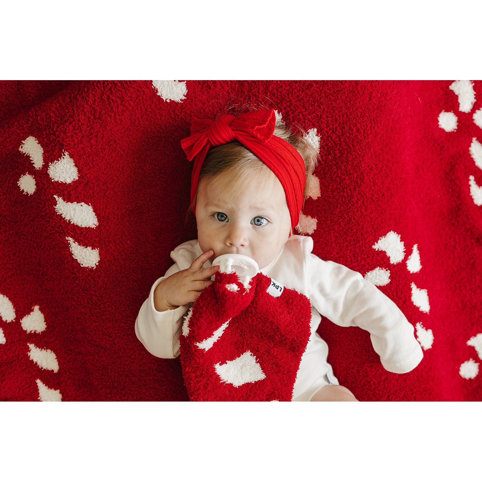 Fuzzy Blanket | Candy Cane