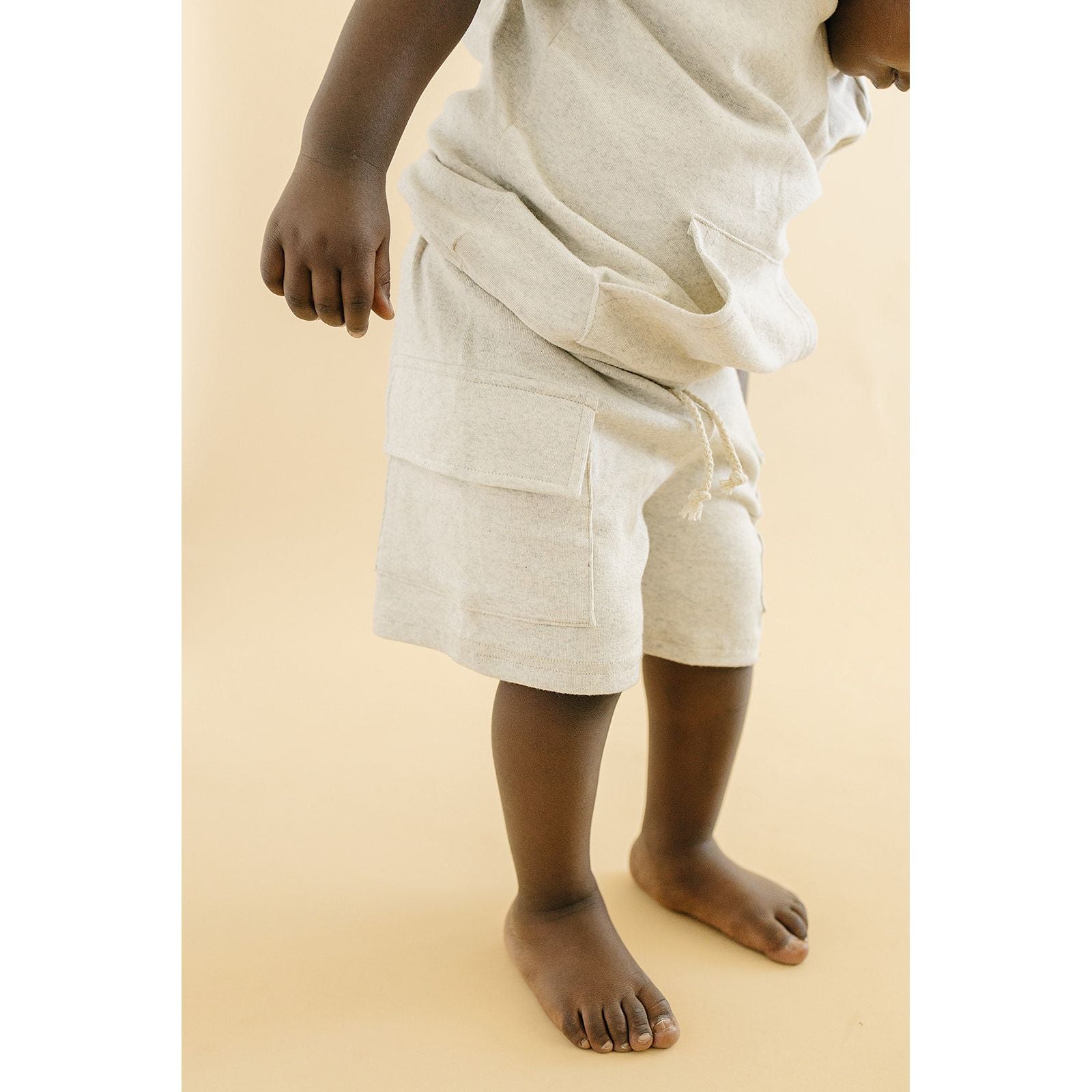 Cargo Shorts Set | Oatmeal