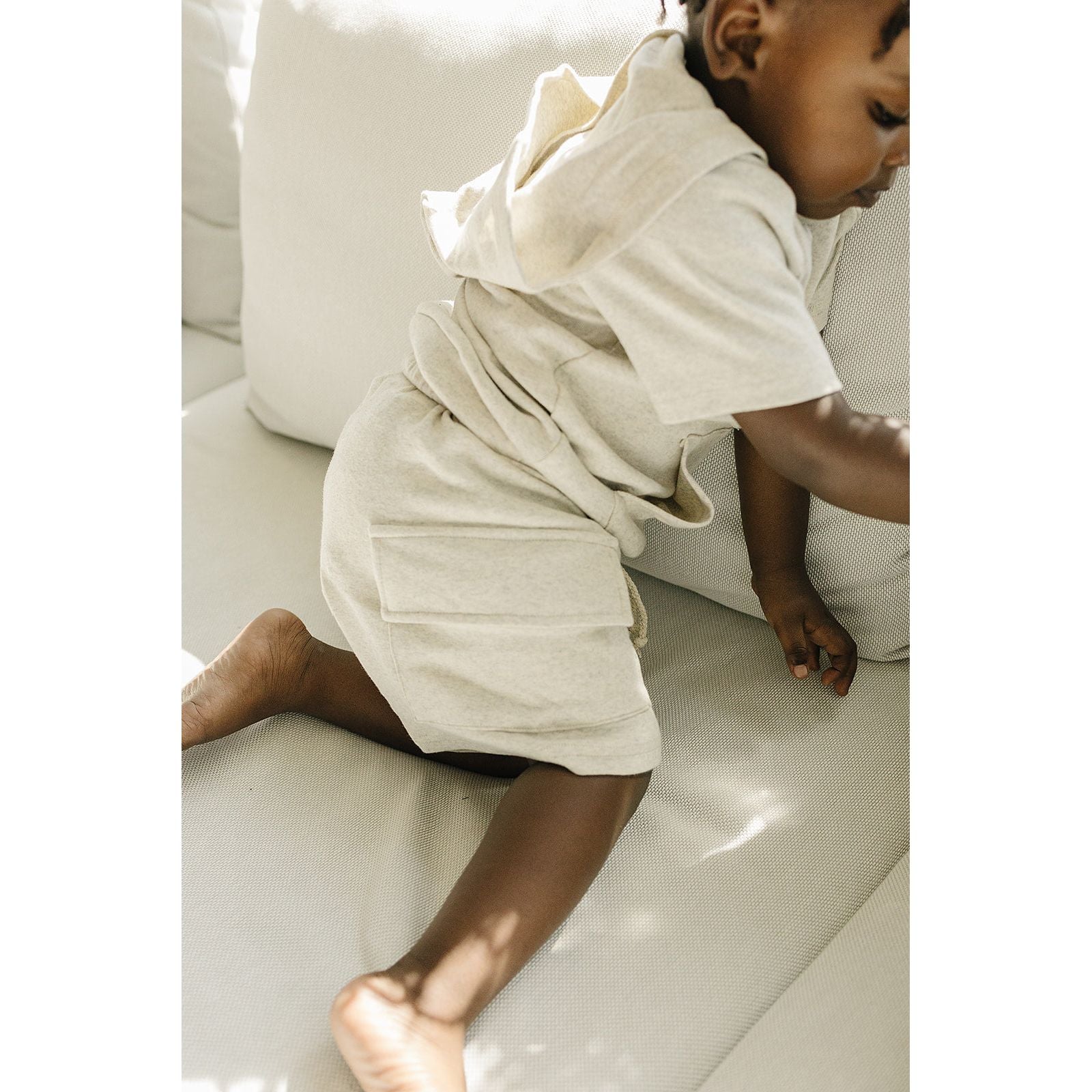 Cargo Shorts Set | Oatmeal