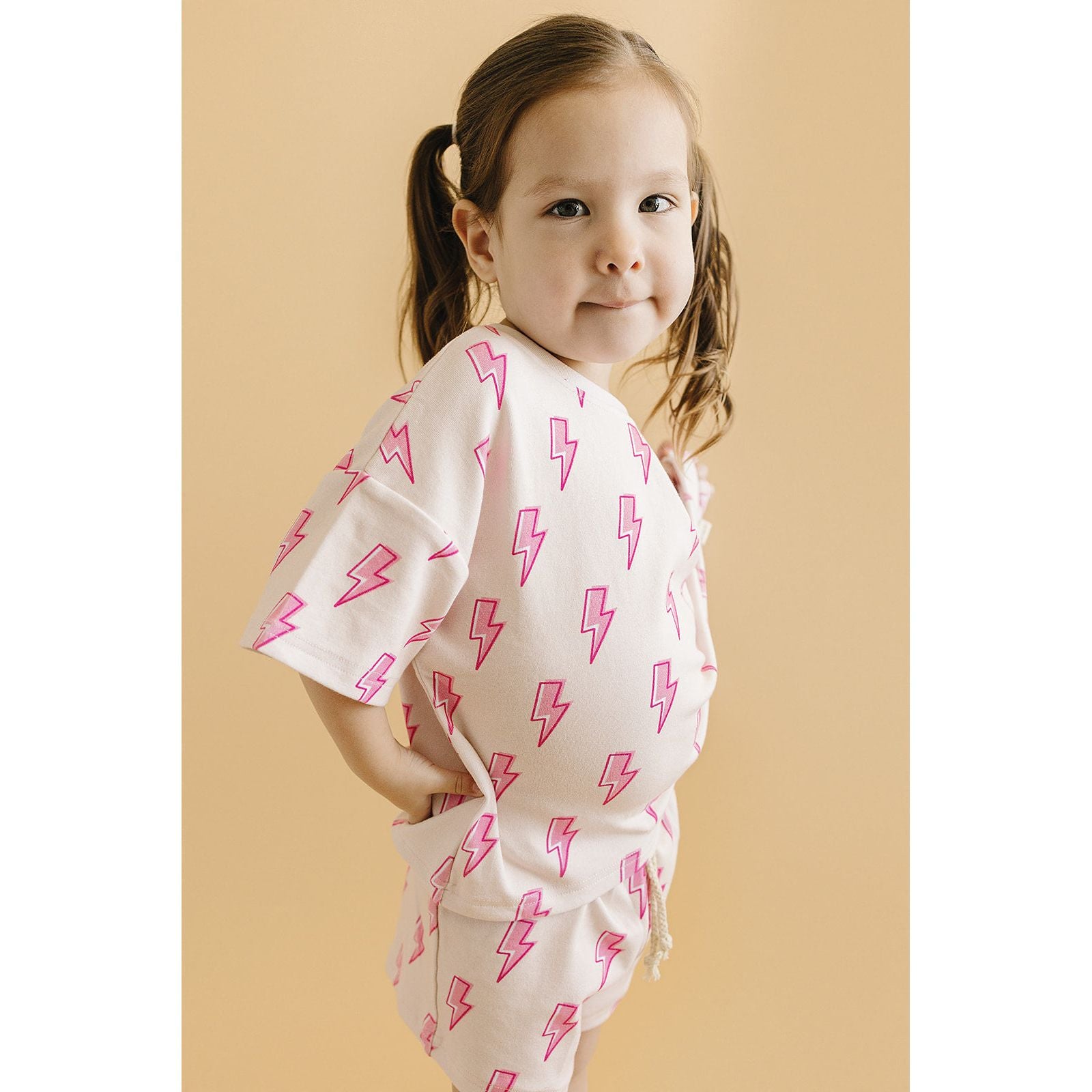 Shorts Set | Pink Bolts