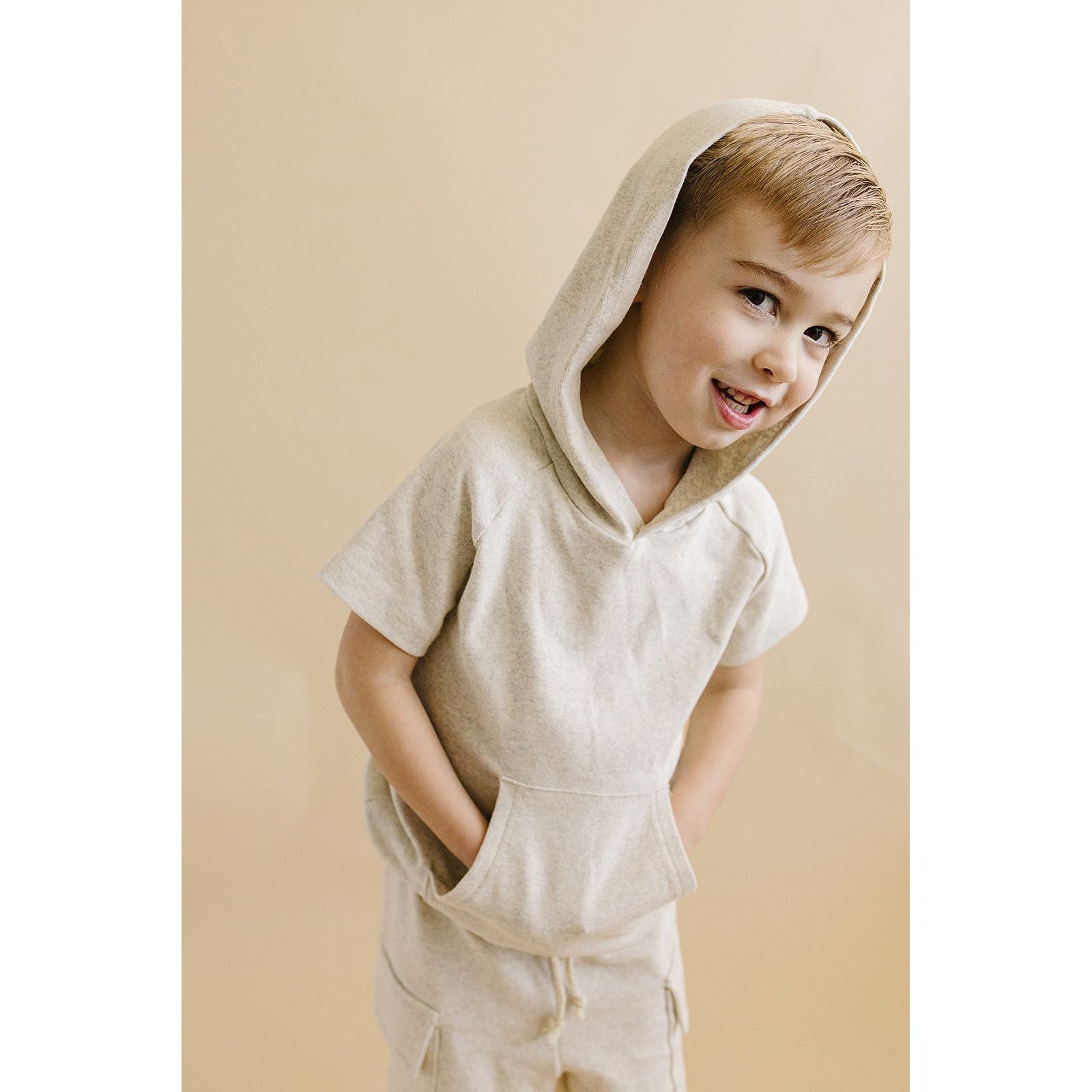 Cargo Shorts Set | Oatmeal