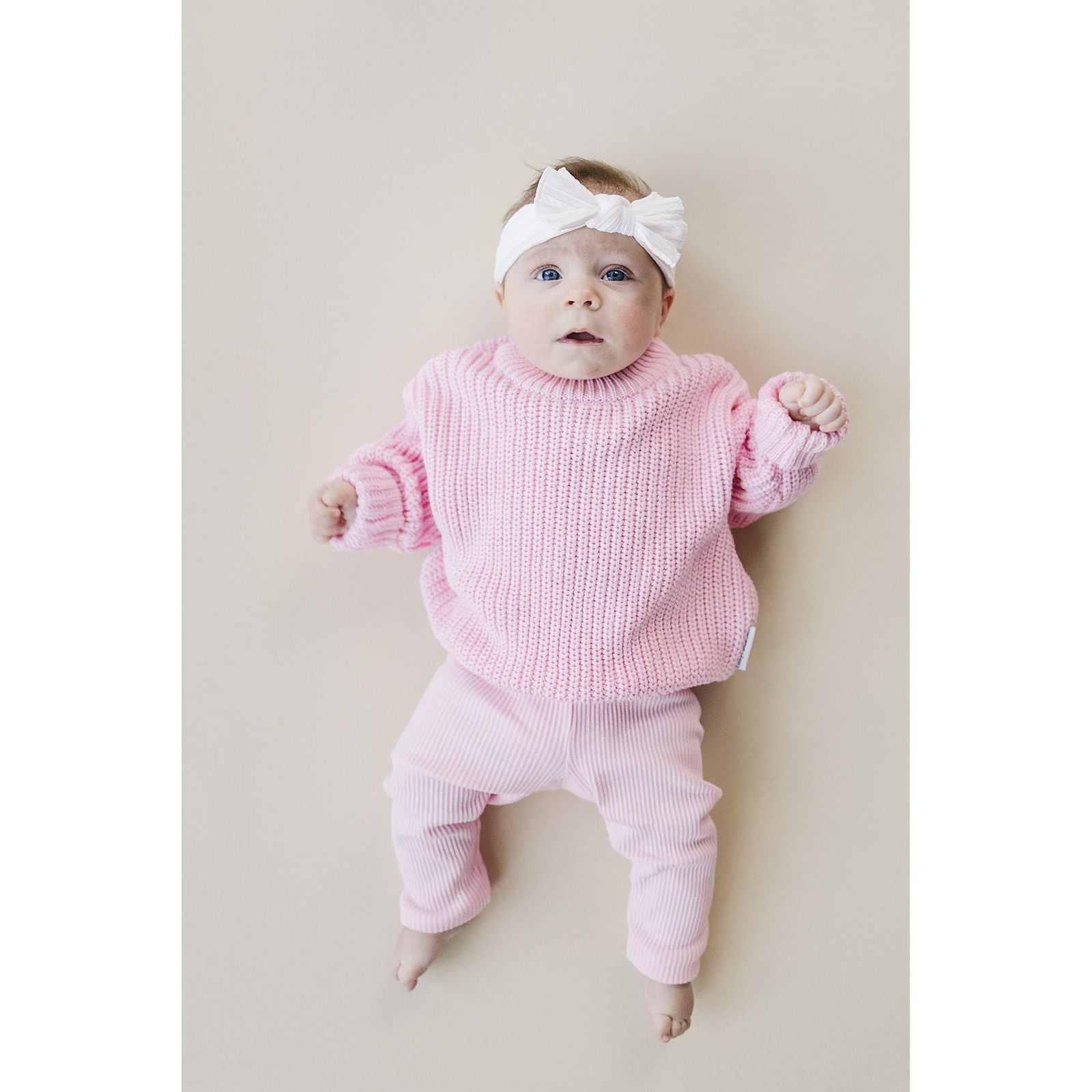 Chunky Knit Sweater | Pink