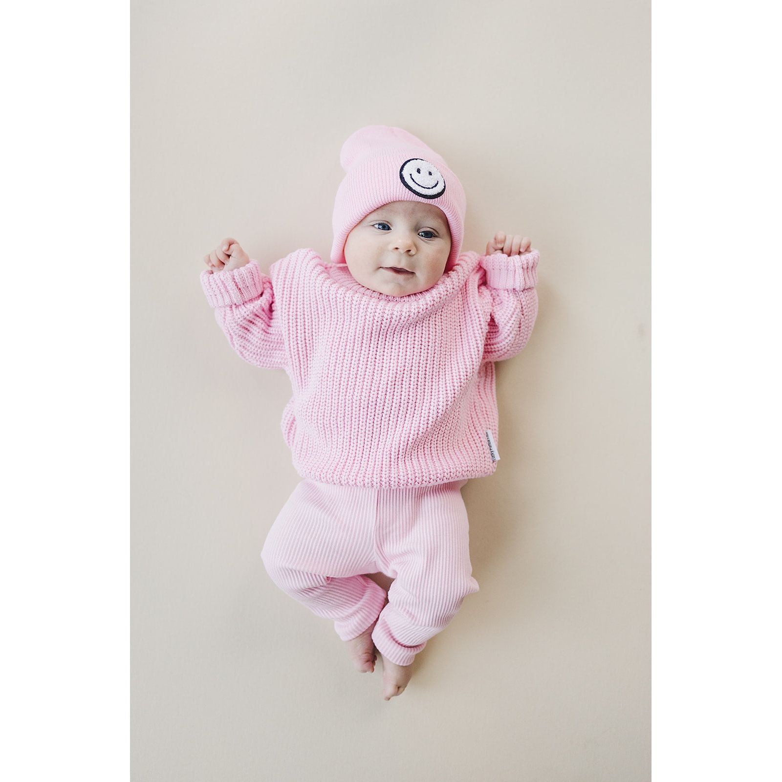 Chunky Knit Sweater | Pink
