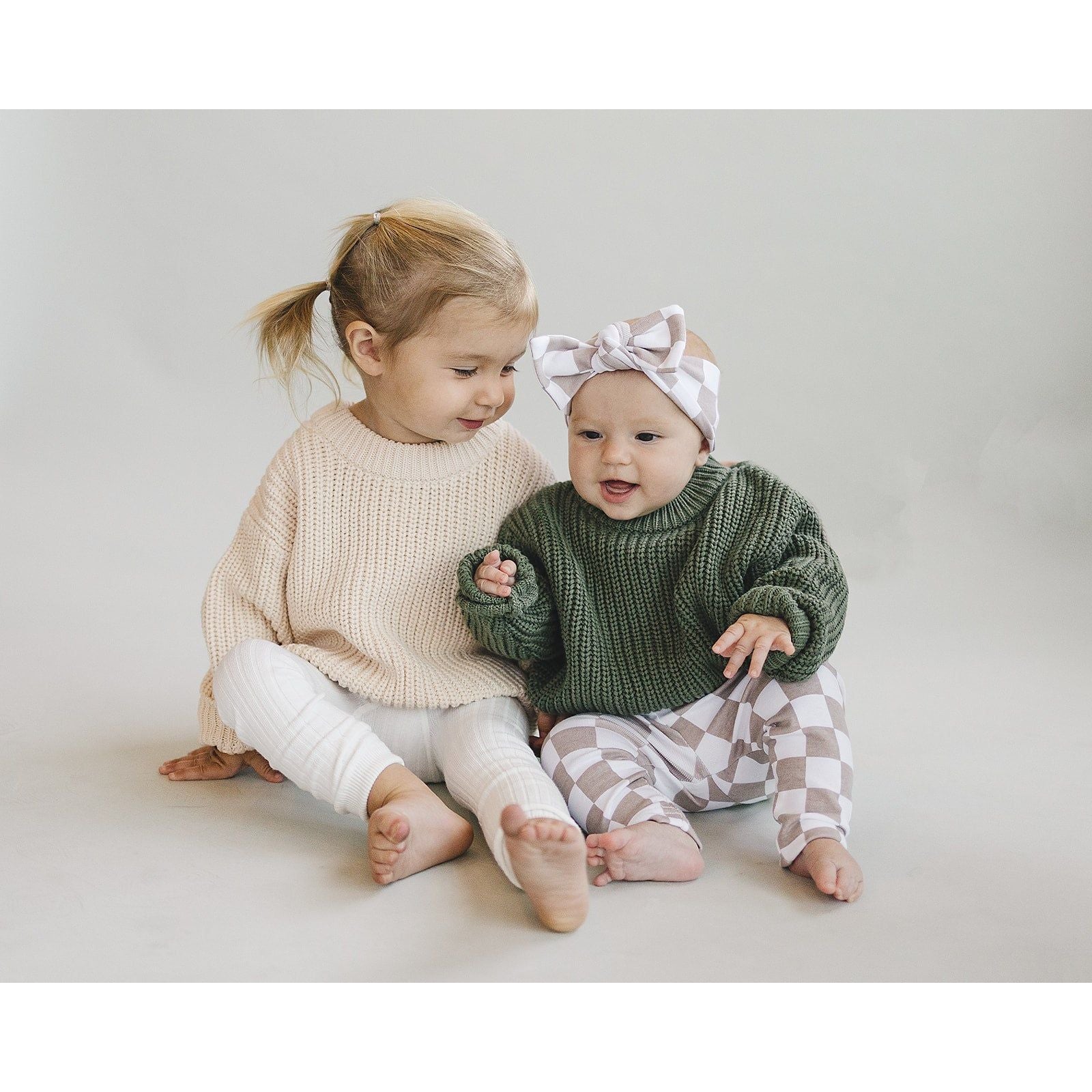 Chunky Knit Sweater | Green