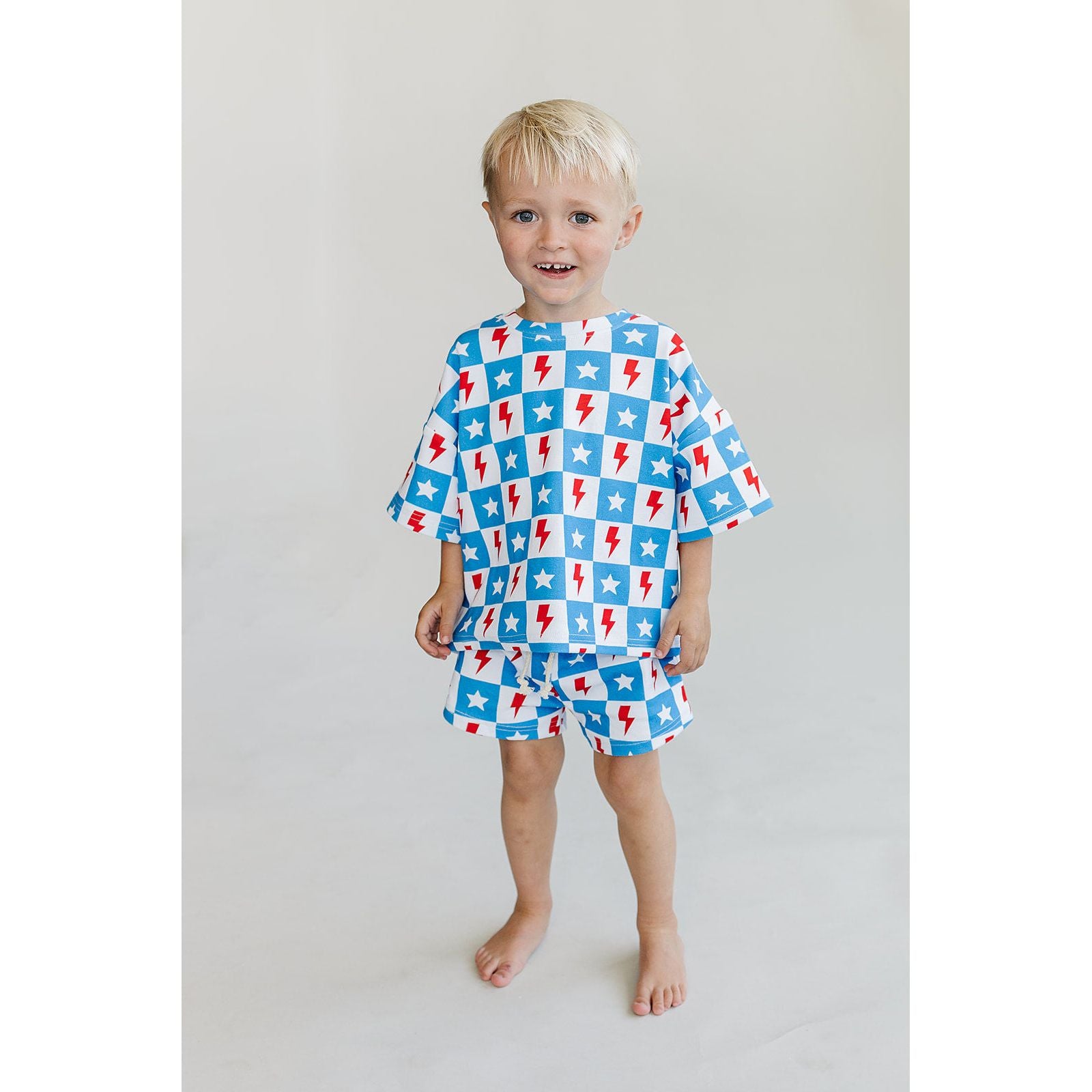 Shorts Set | Checks & Stars