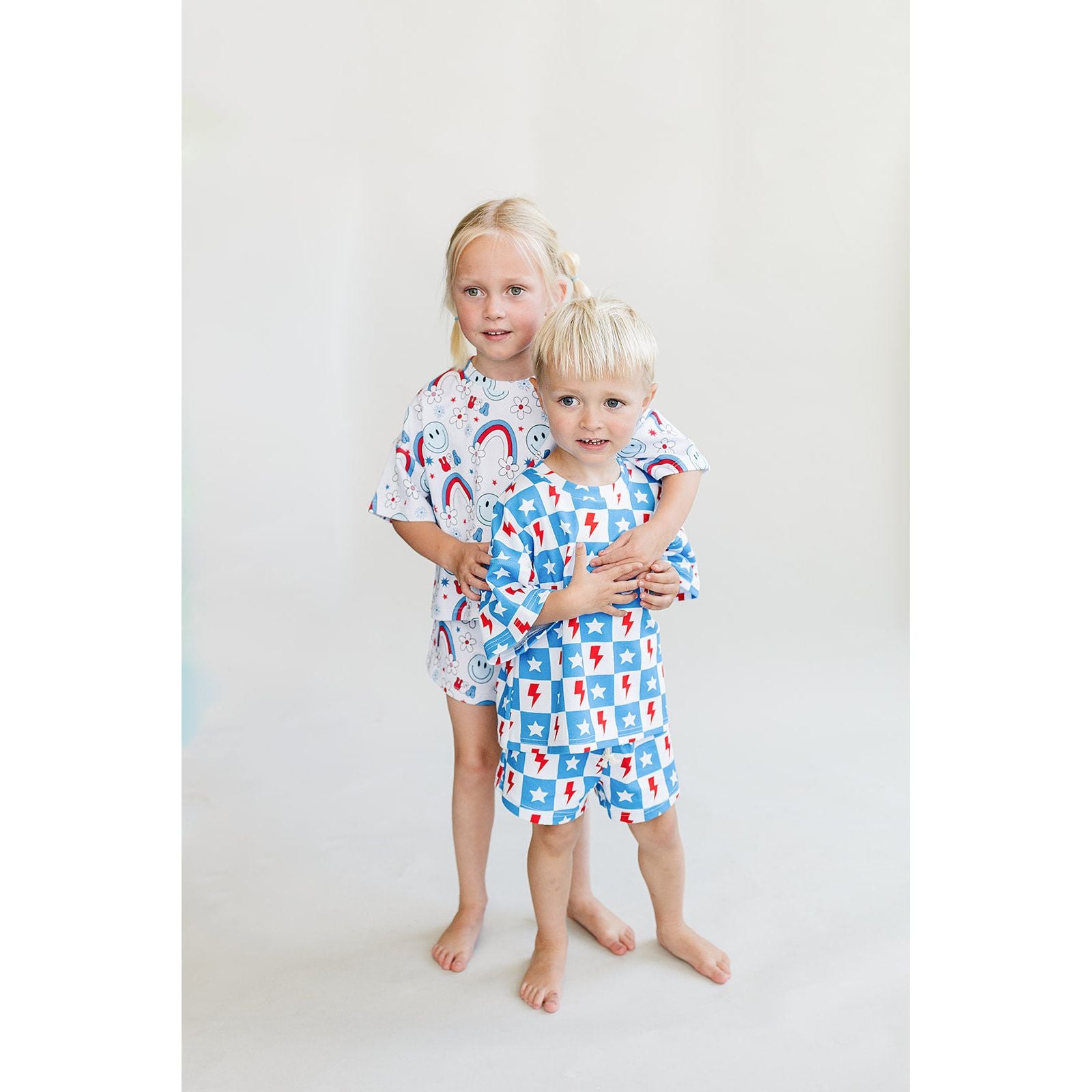Shorts Set | Checks & Stars