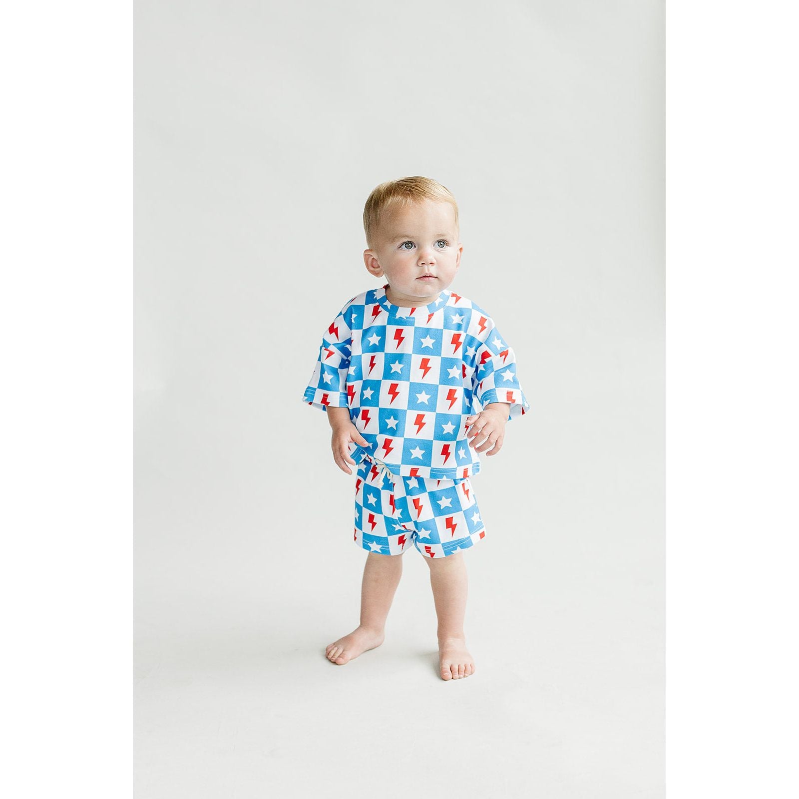 Shorts Set | Checks & Stars