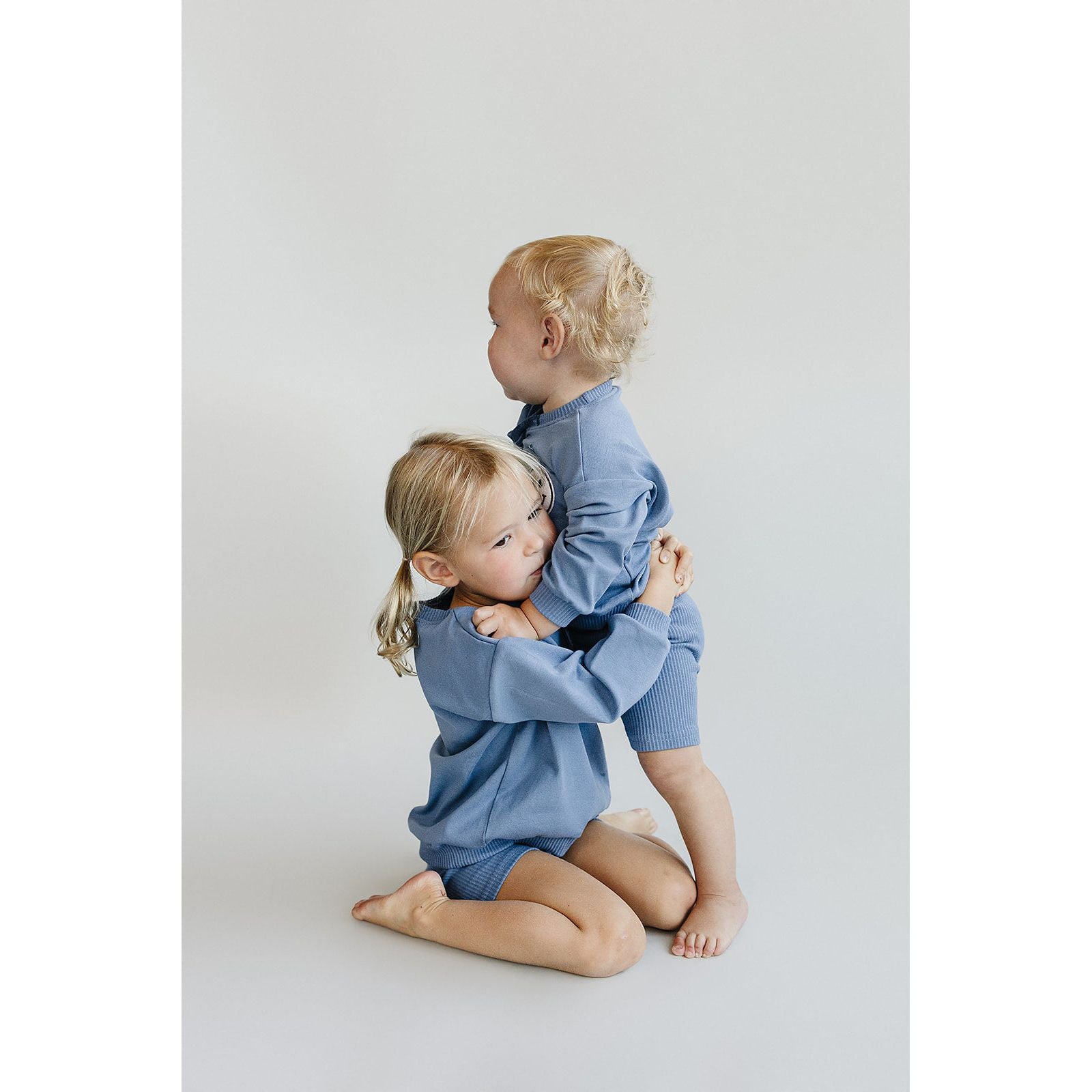 Biker Shorts Set | Blue