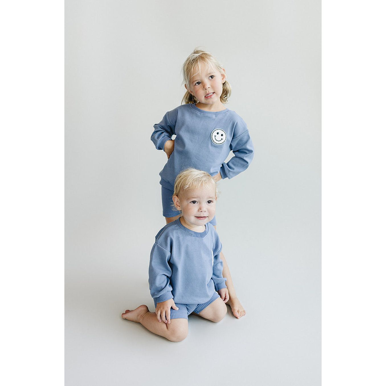 Biker Shorts Set | Blue
