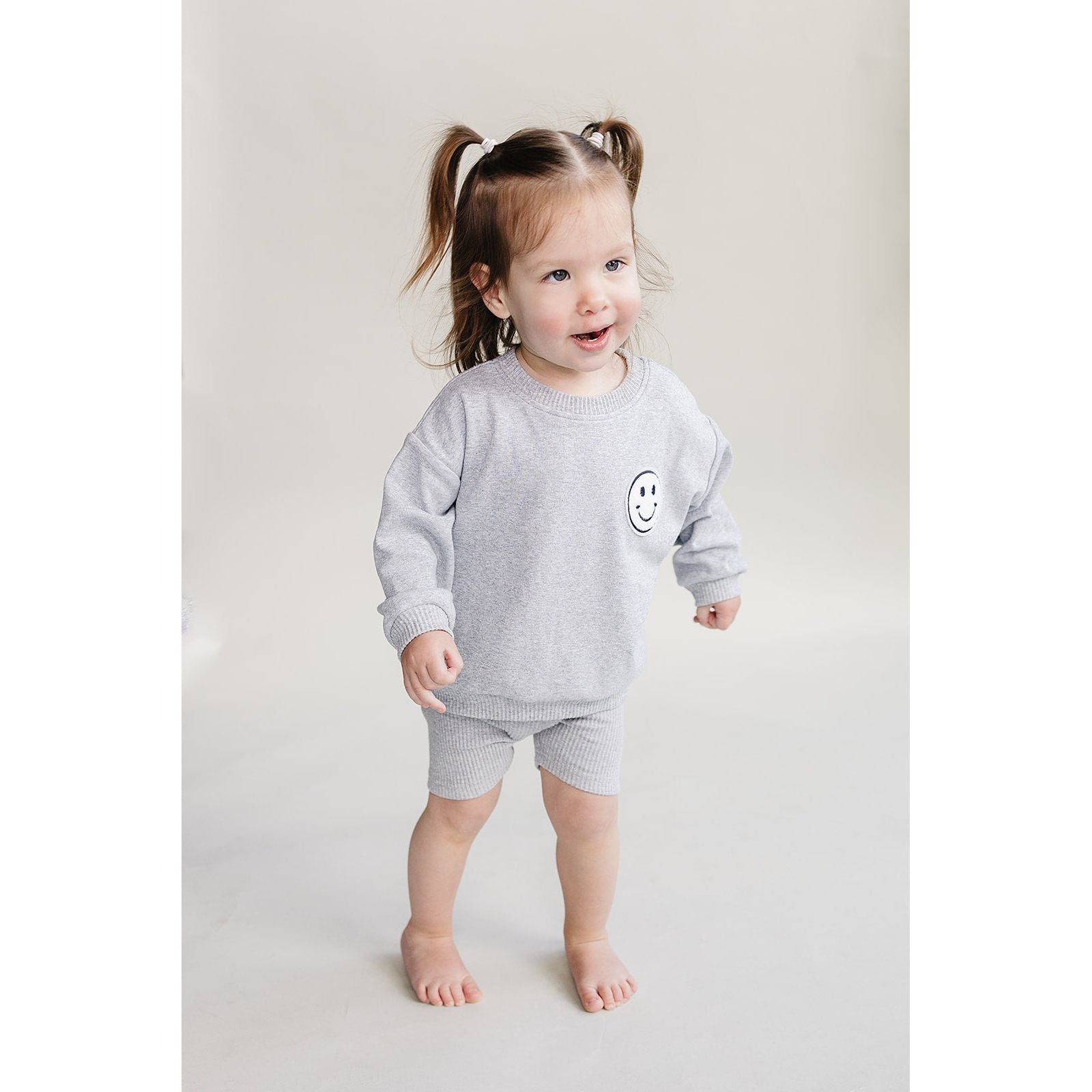 Biker Shorts Set | Gray