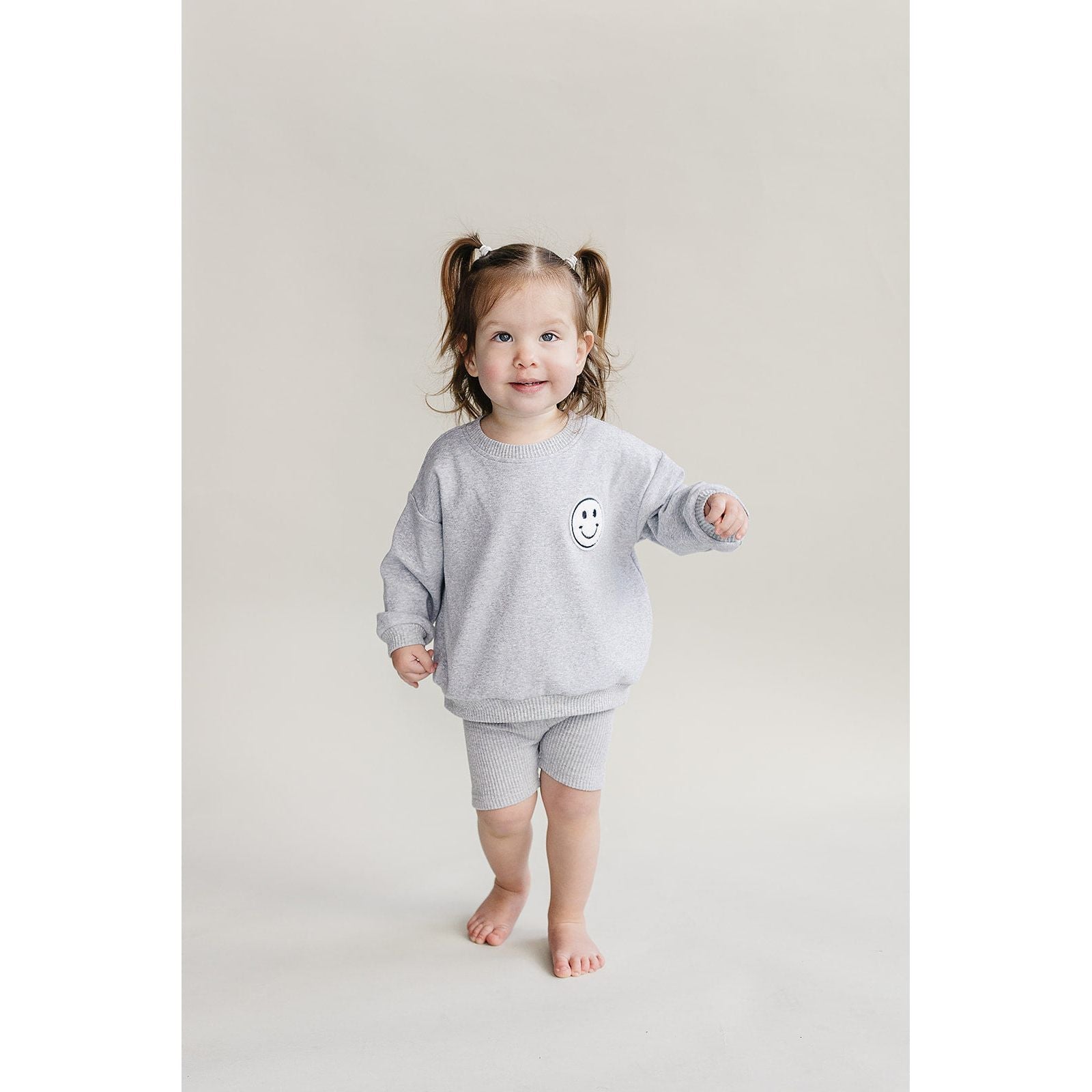 Biker Shorts Set | Gray