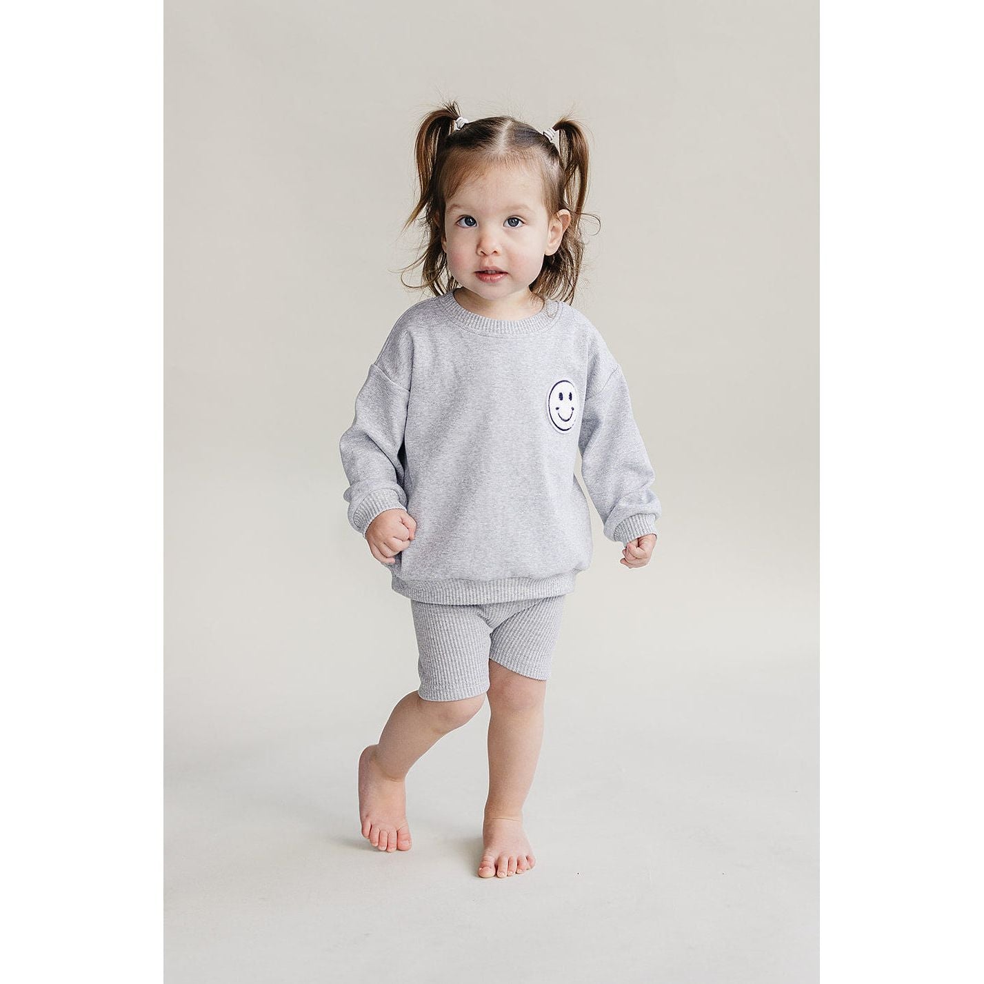 Biker Shorts Set | Gray