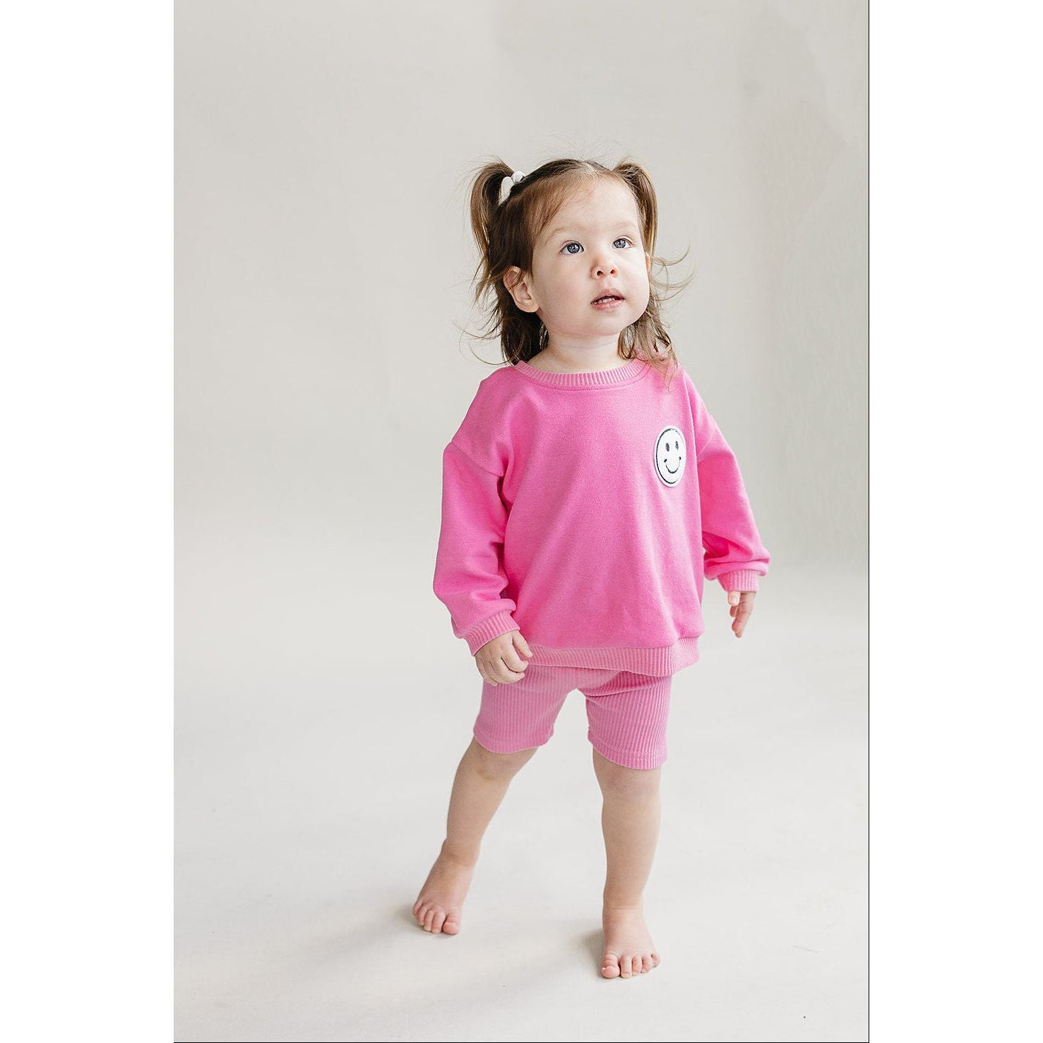 Biker Shorts Set | Pink