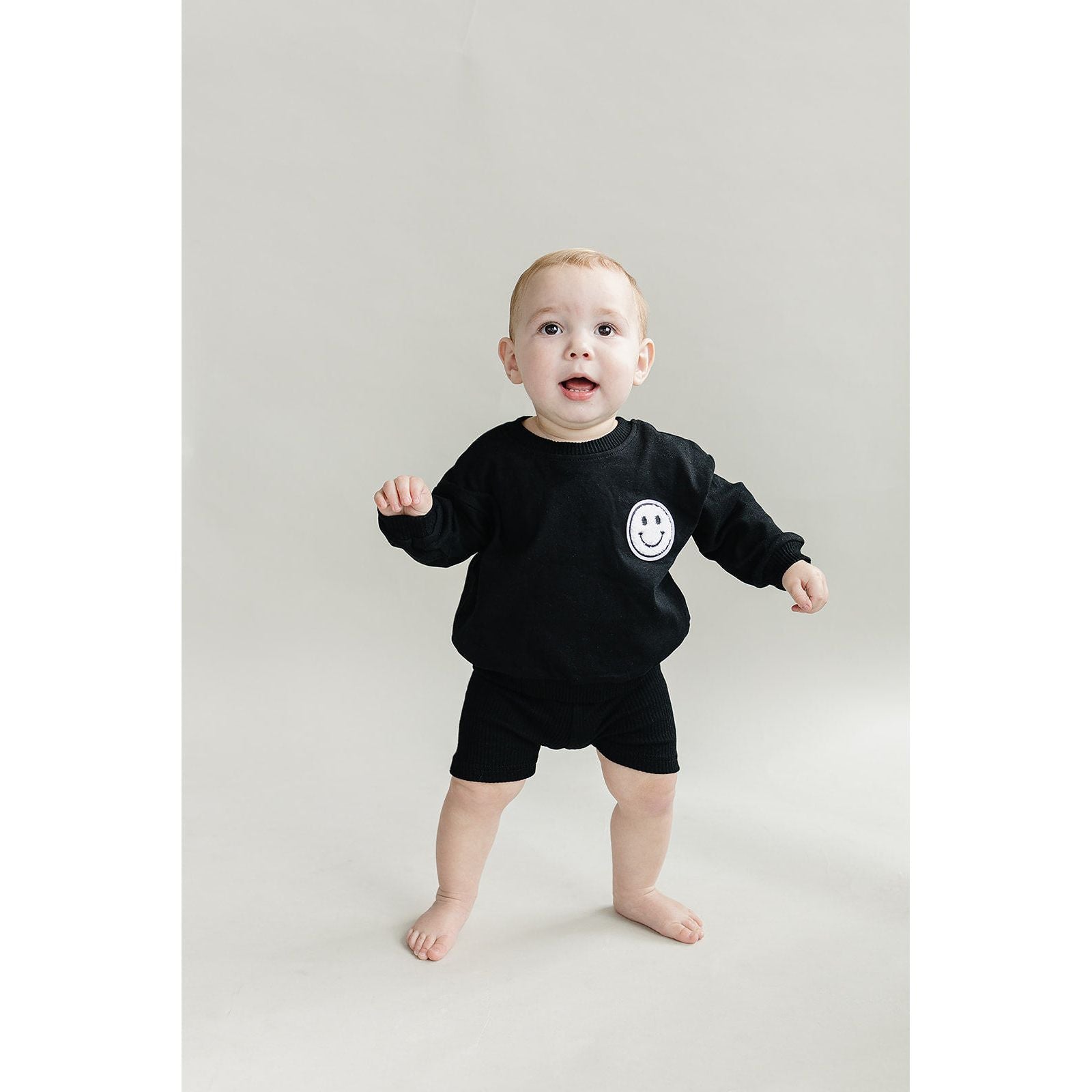 Biker Shorts Set | Black