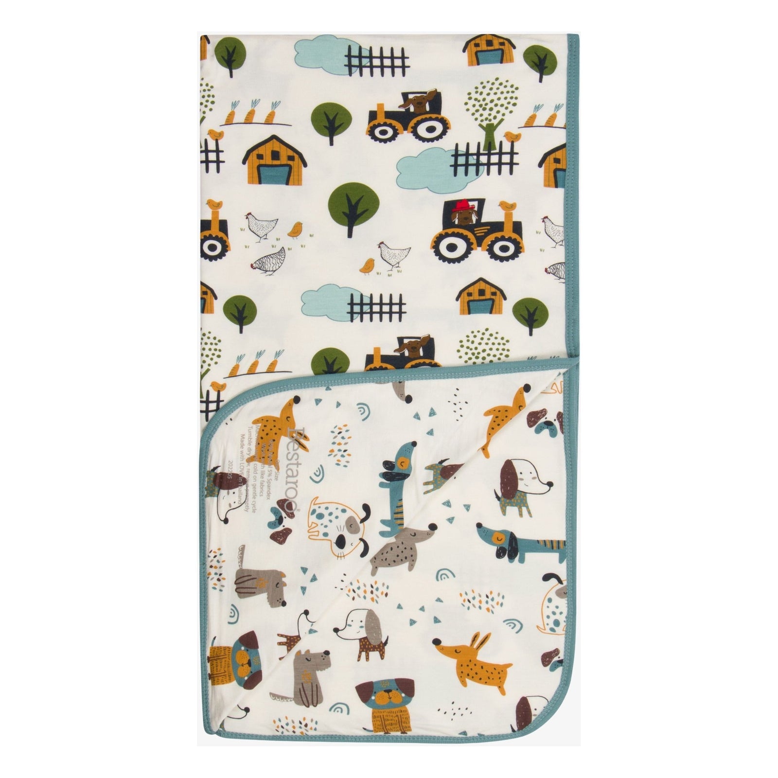 Farmer Pup💕Dog Daze Swaddle