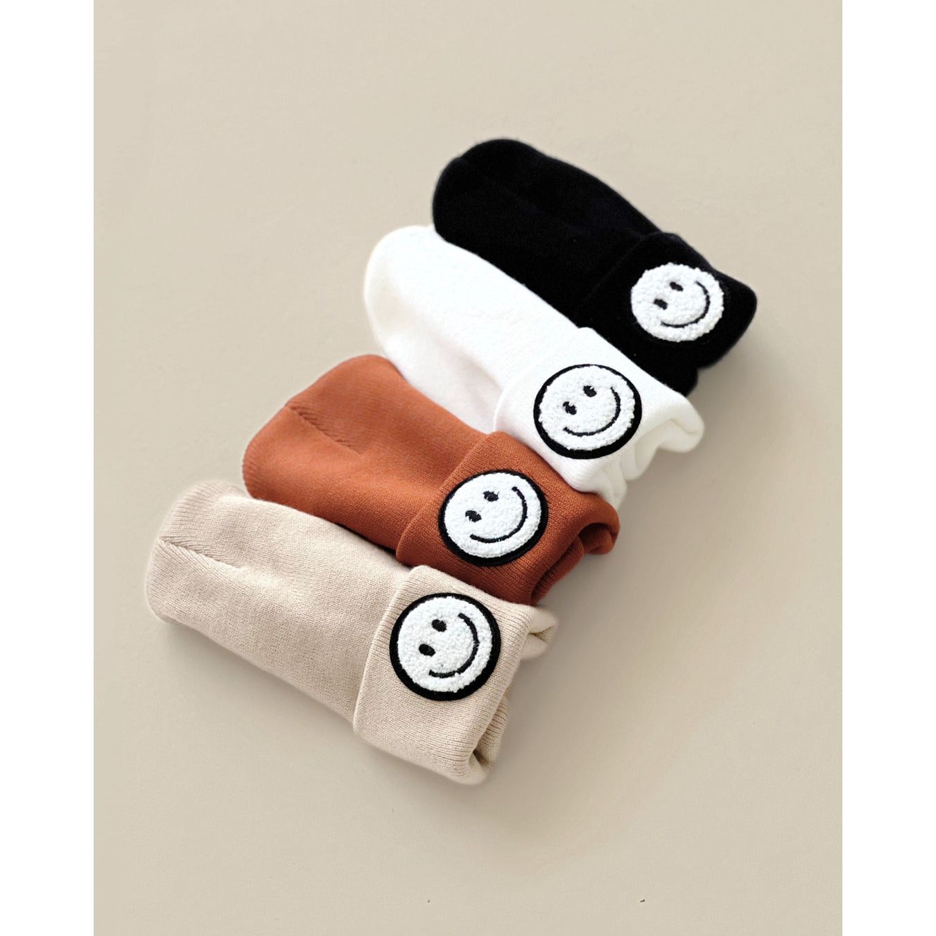 Smiley Beanie | Rust
