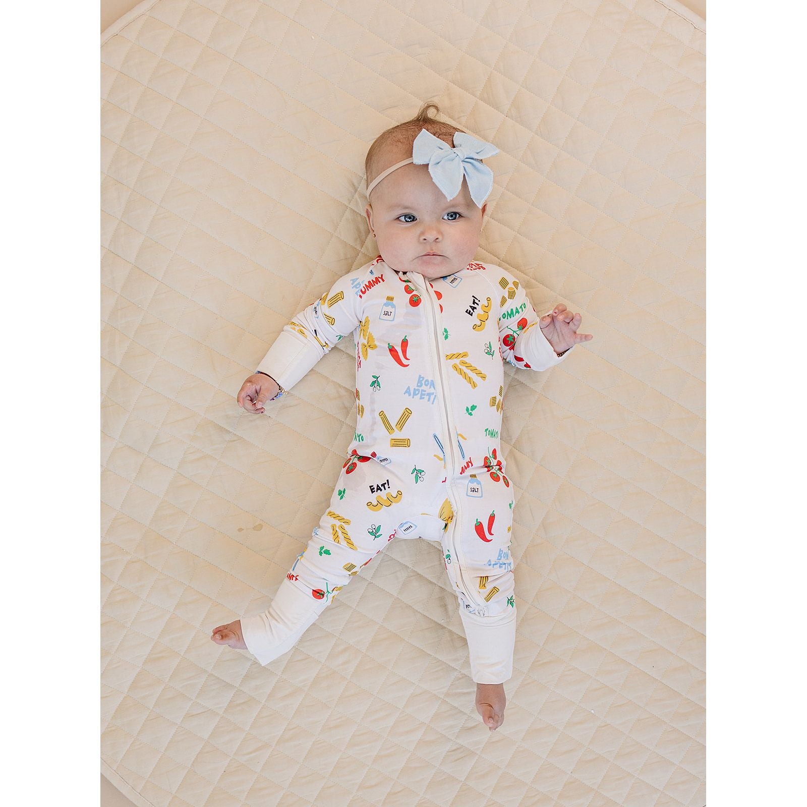 Bamboo Zip Romper | Pasta Club