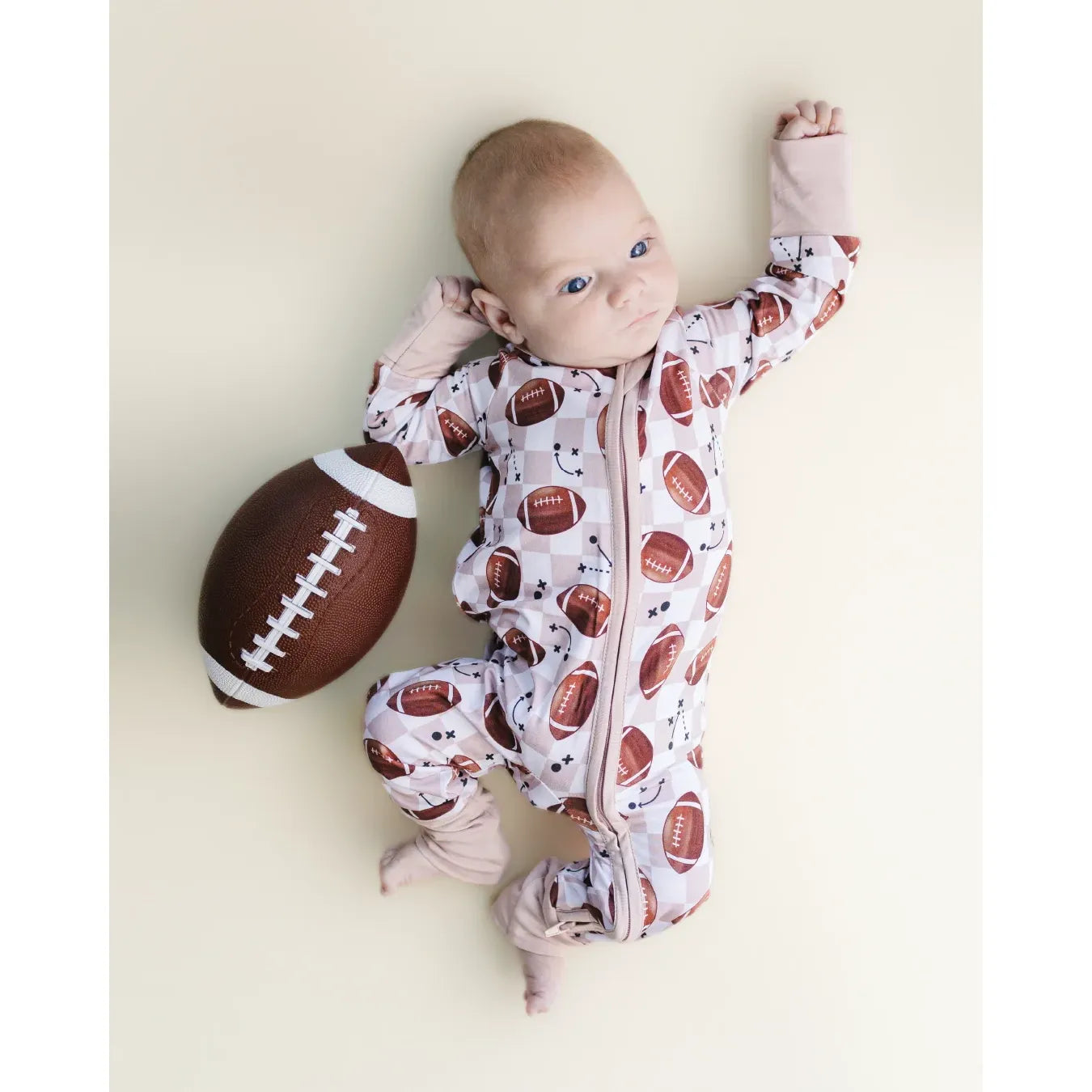 Bamboo Zip Romper | Game Day