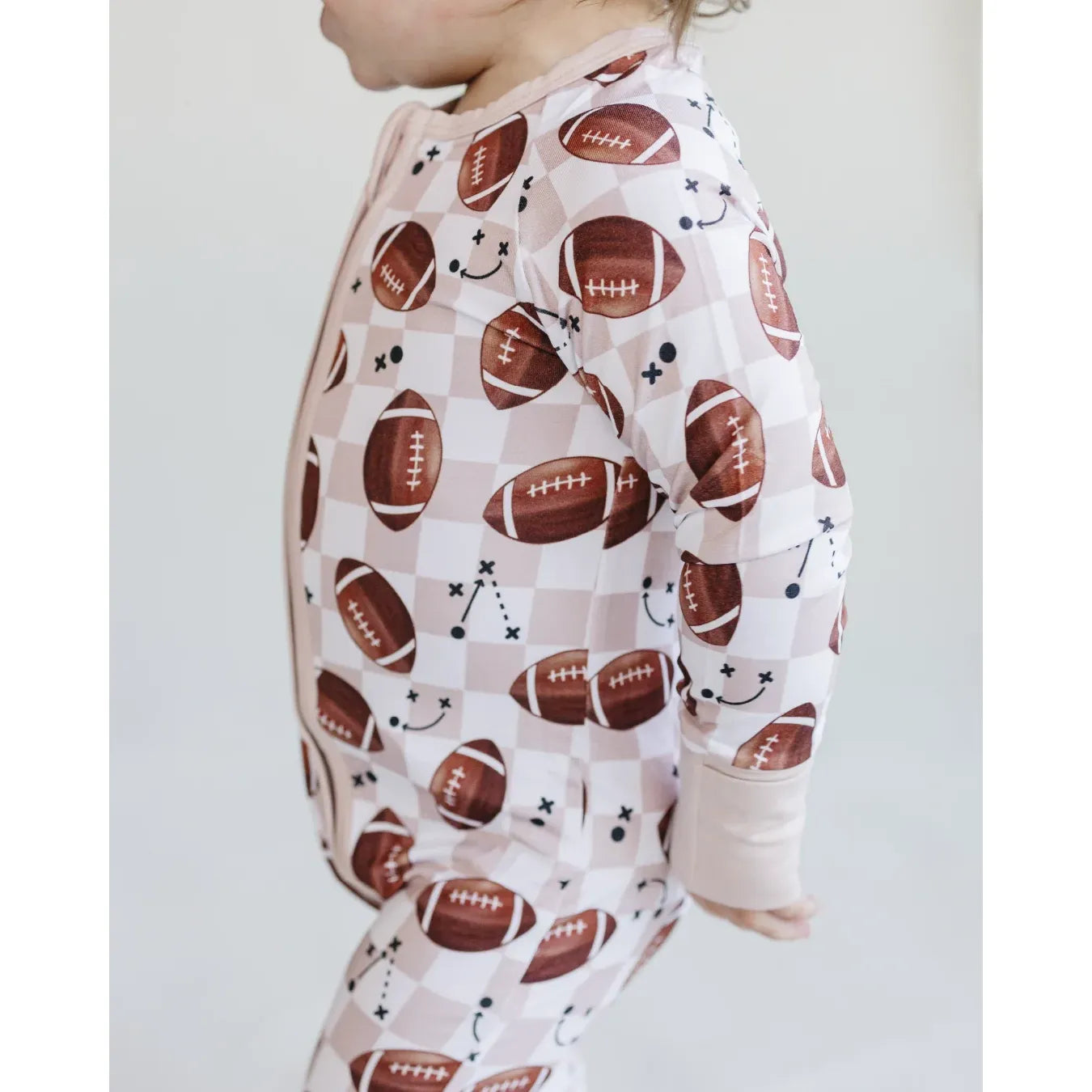 Bamboo Zip Romper | Game Day