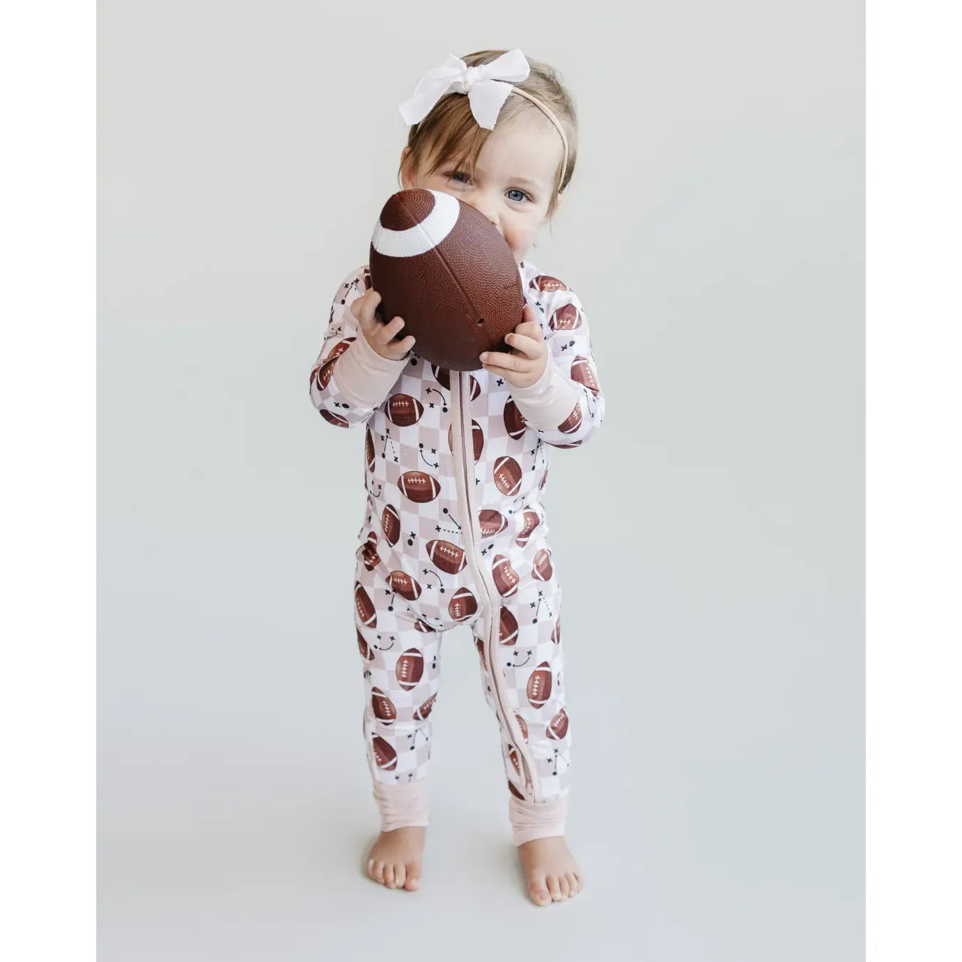 Bamboo Zip Romper | Game Day