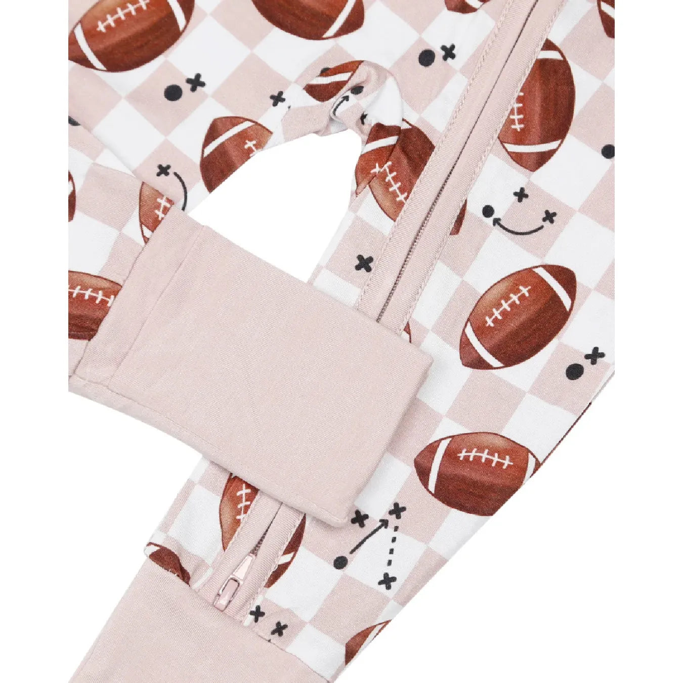 Bamboo Zip Romper | Game Day